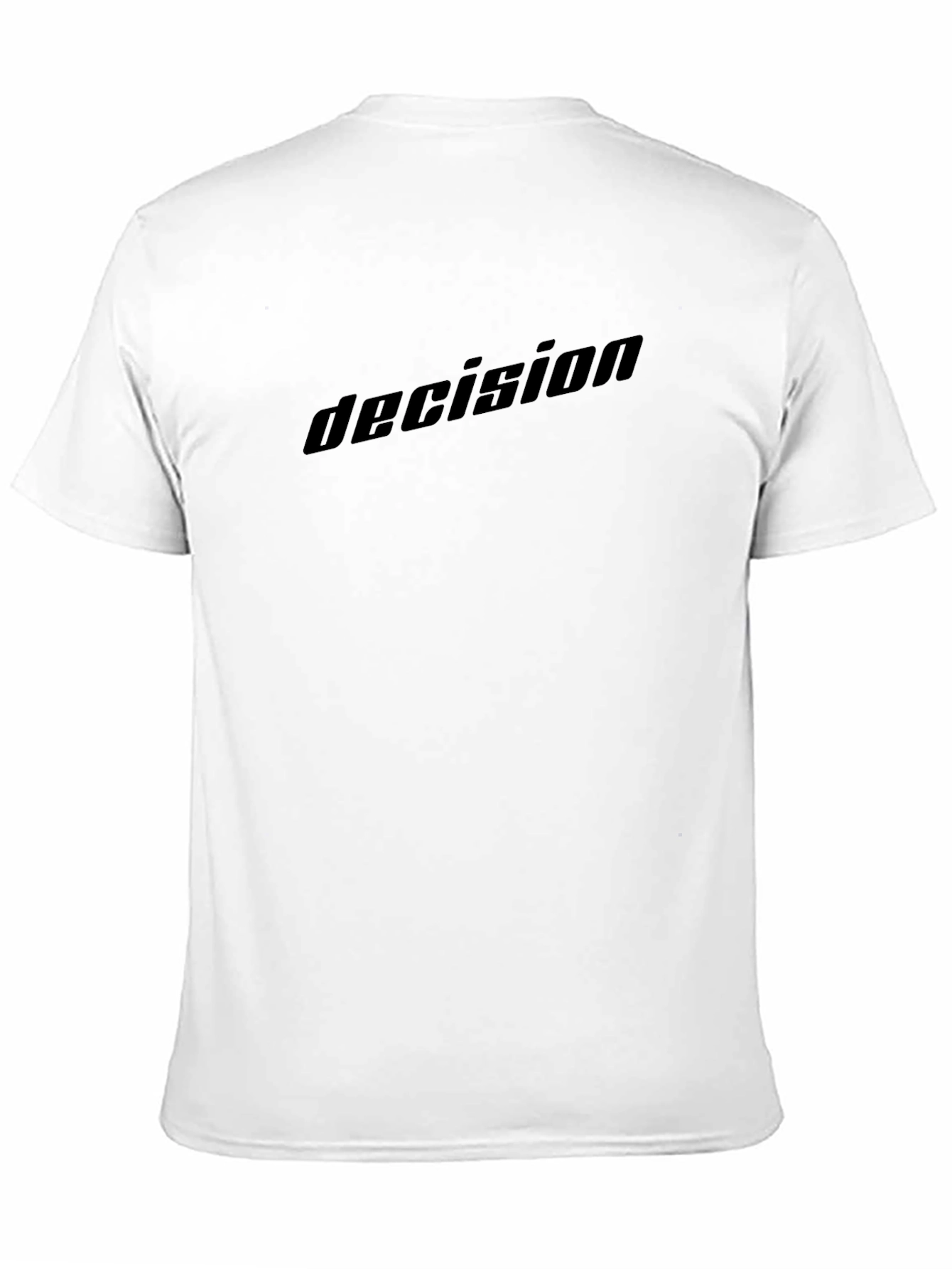 Decision Graphic Tee - Black Cotton Blend