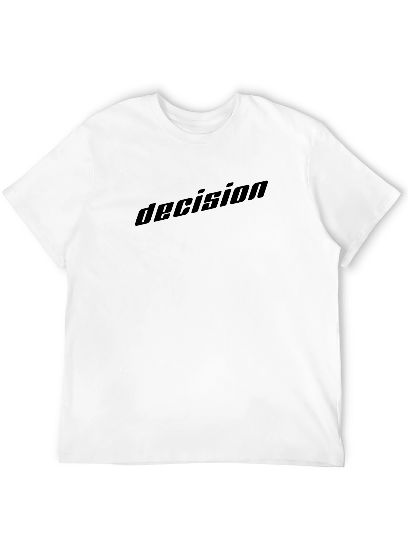 Decision Graphic Tee - Black Cotton Blend