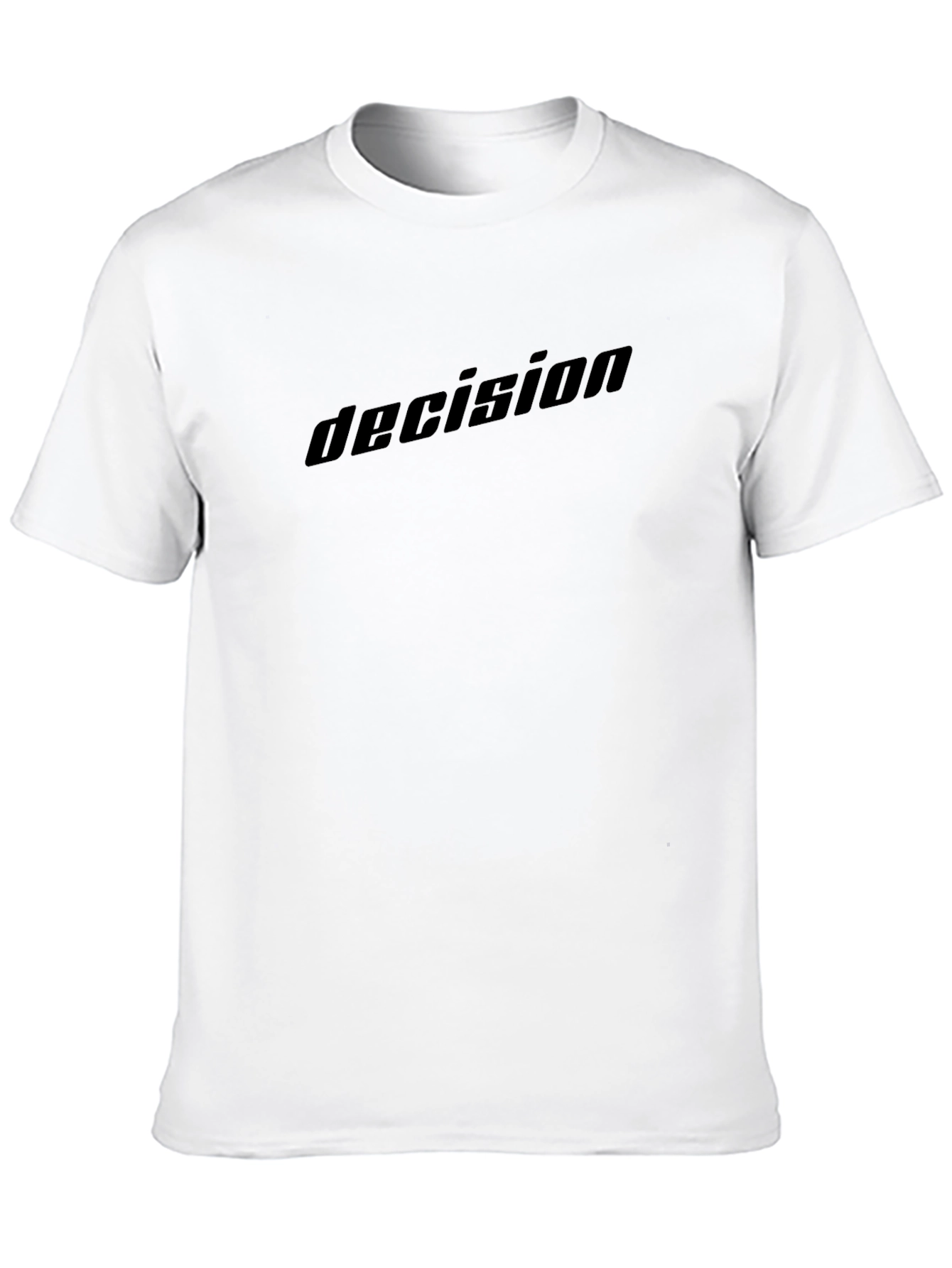Decision Graphic Tee - Black Cotton Blend