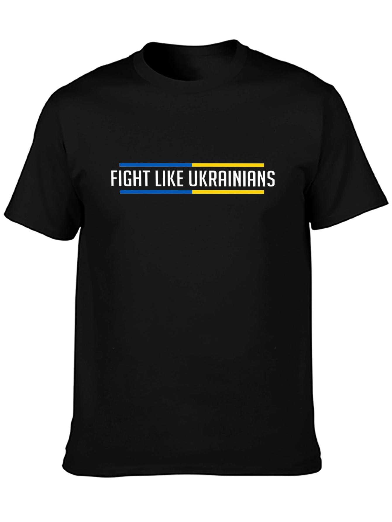 Fight Like Ukrainians Graphic Tee - Black
