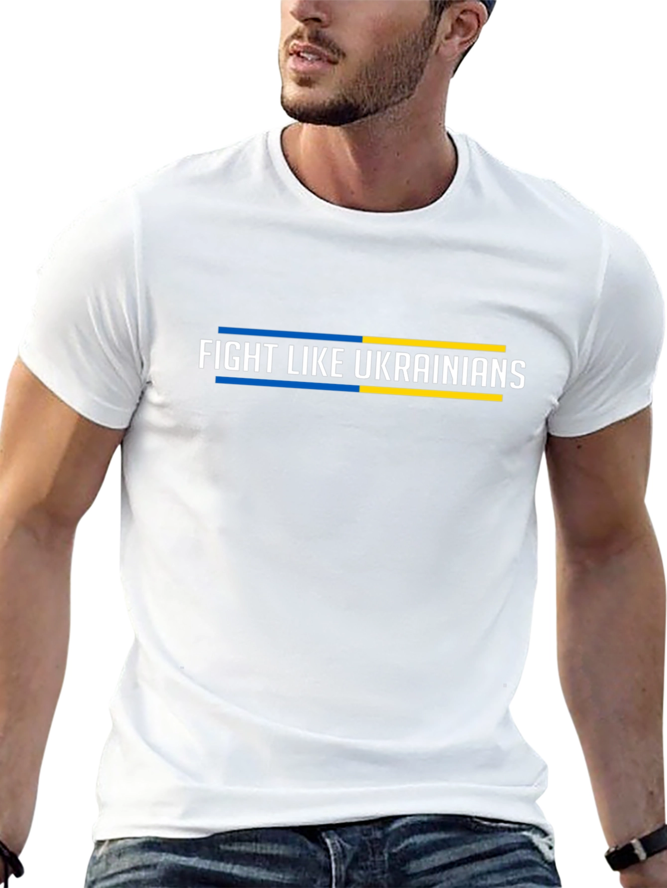 Fight Like Ukrainians Graphic Tee - Black
