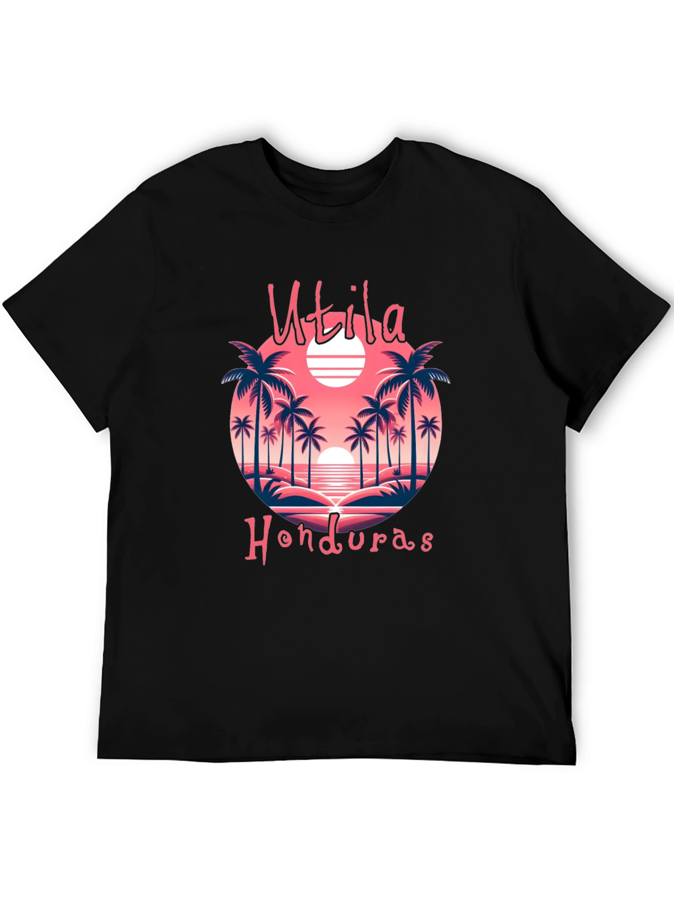 Utila Honduras Beach Graphic T-Shirt