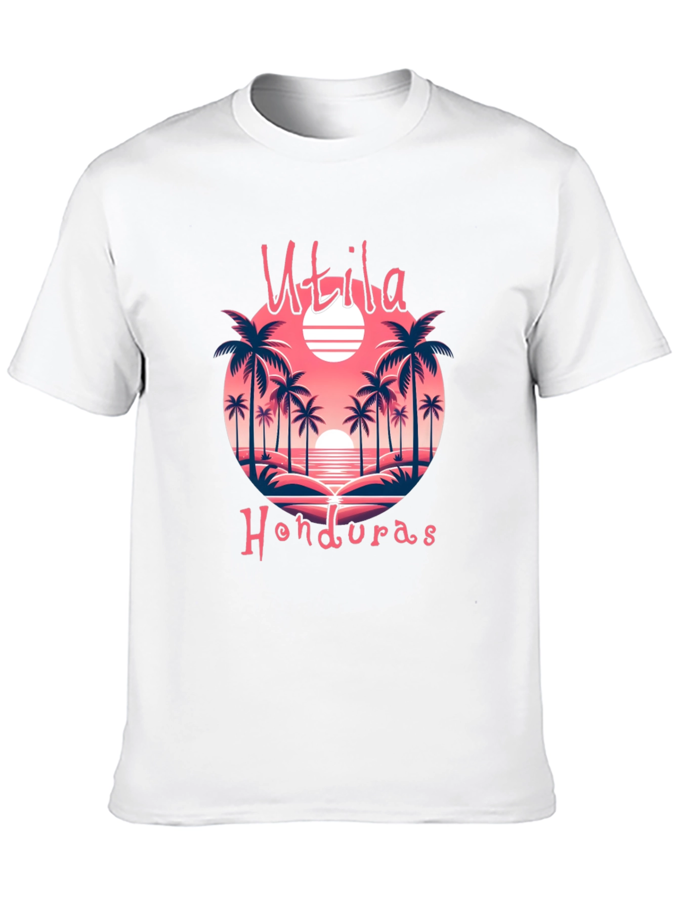 Utila Honduras Beach Graphic T-Shirt