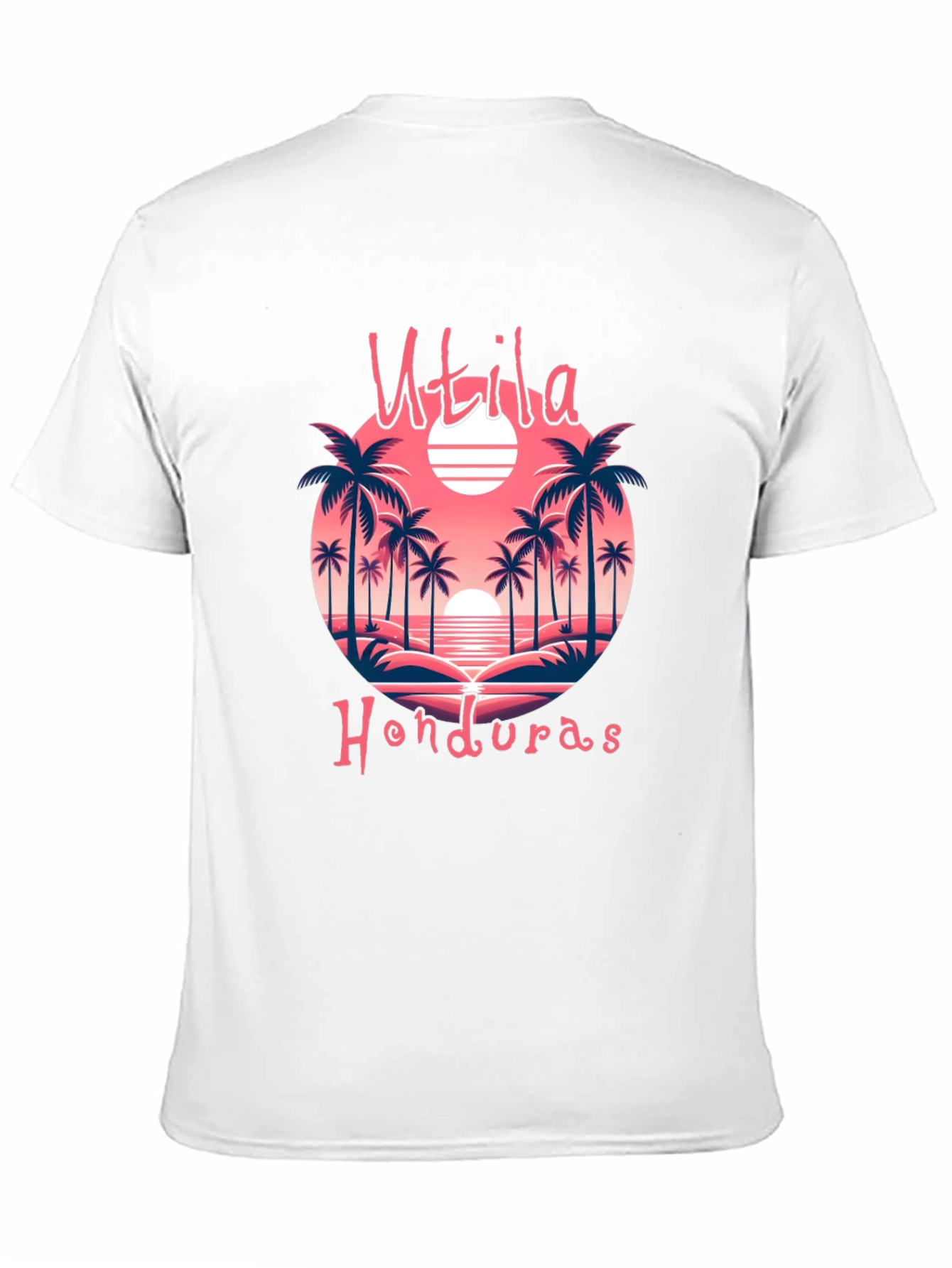 Utila Honduras Beach Graphic T-Shirt