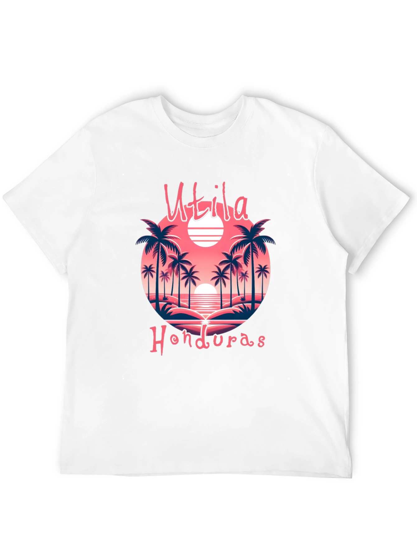 Utila Honduras Beach Graphic T-Shirt