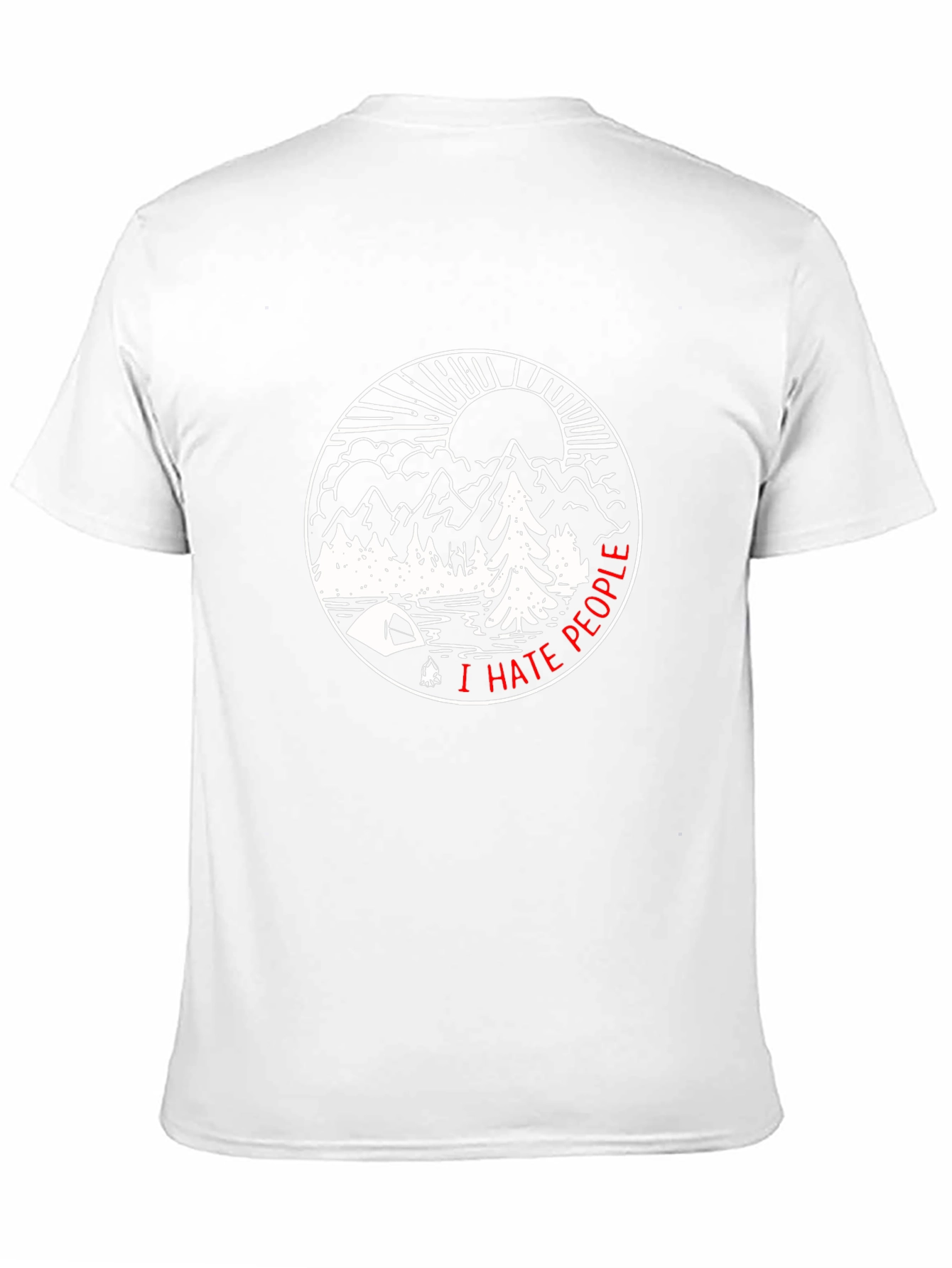 I Hate People Camping T-Shirt
