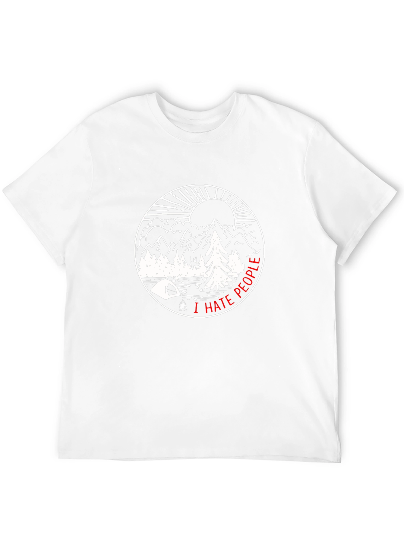 I Hate People Camping T-Shirt