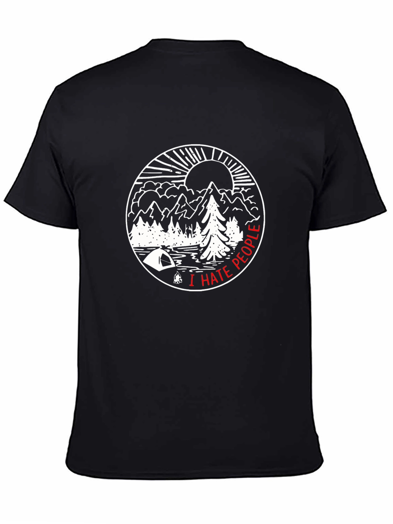 I Hate People Camping T-Shirt
