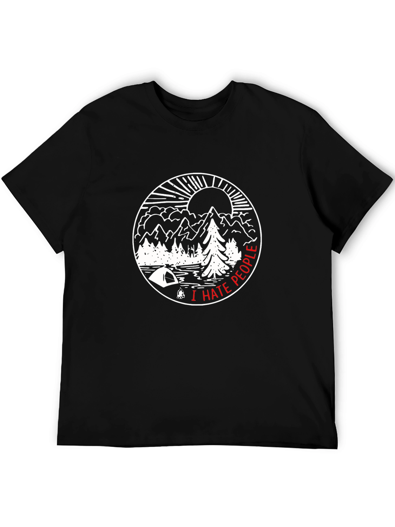 I Hate People Camping T-Shirt