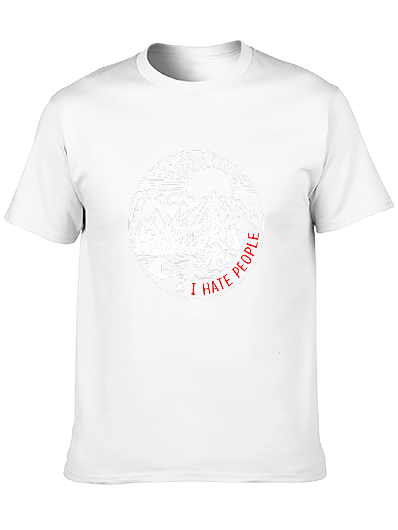 I Hate People Camping T-Shirt