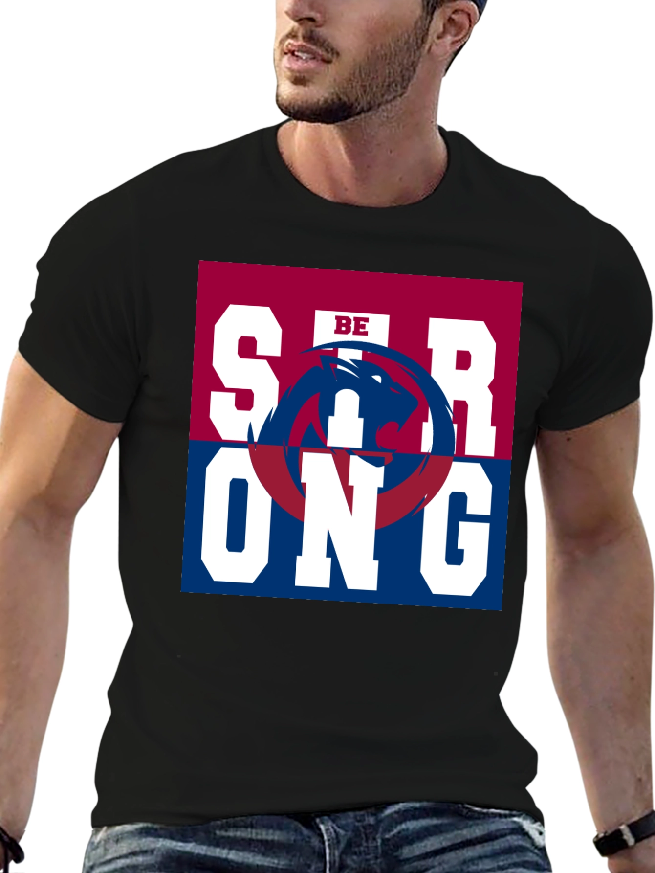 Be Strong Graphic Tee - Modern Urban Style