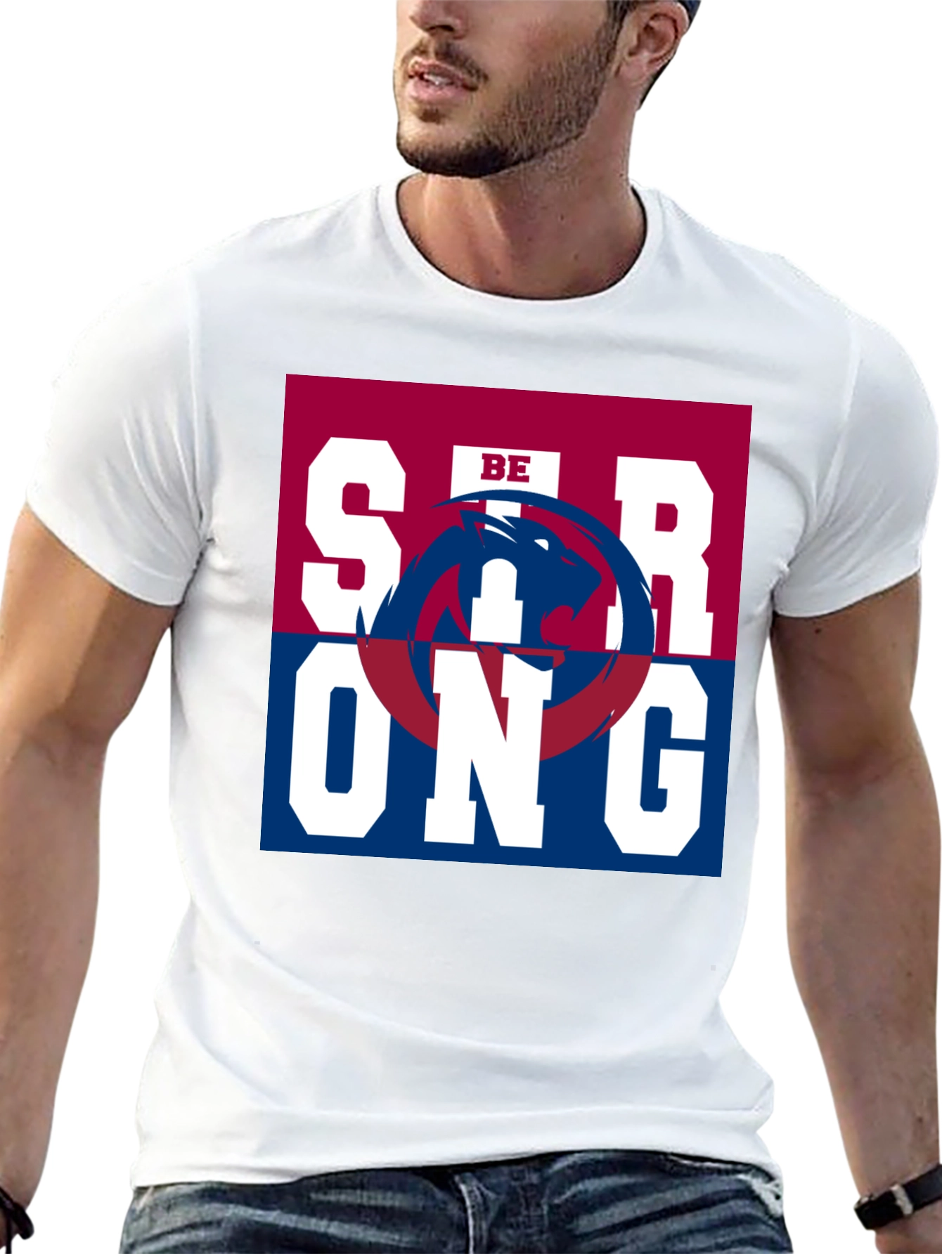 Be Strong Graphic Tee - Modern Urban Style