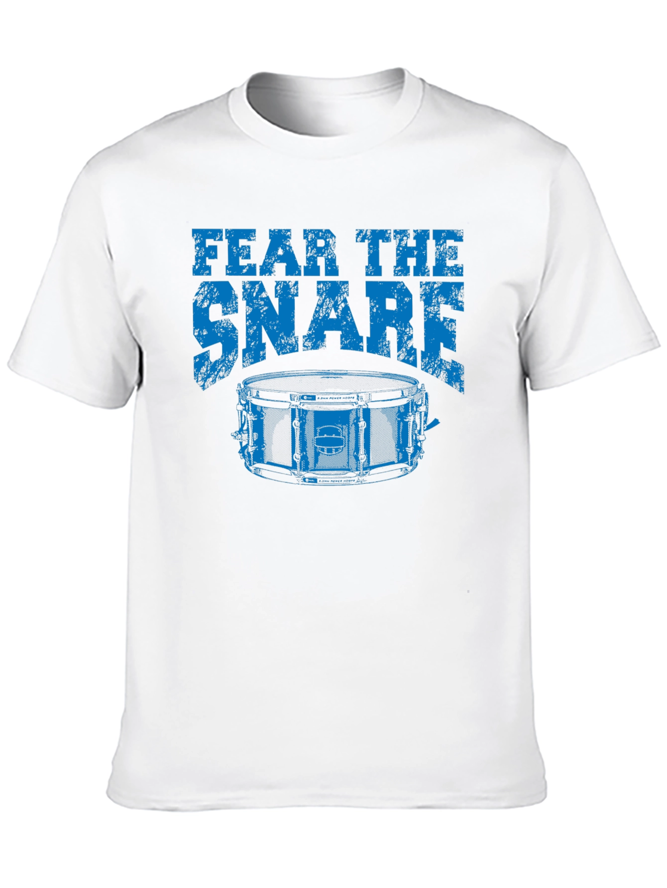Fear The Snare Drummer T-Shirt - Black Cotton Tee
