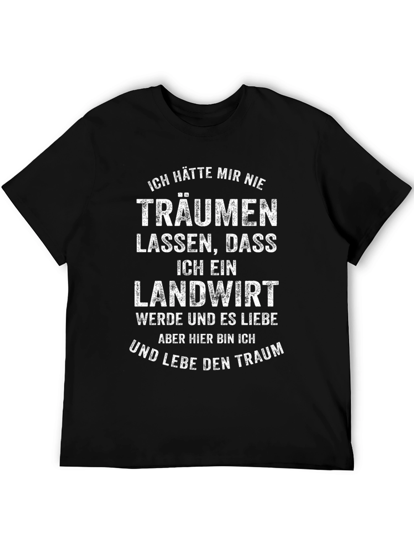 Farmers Dream Black Graphic T-Shirt