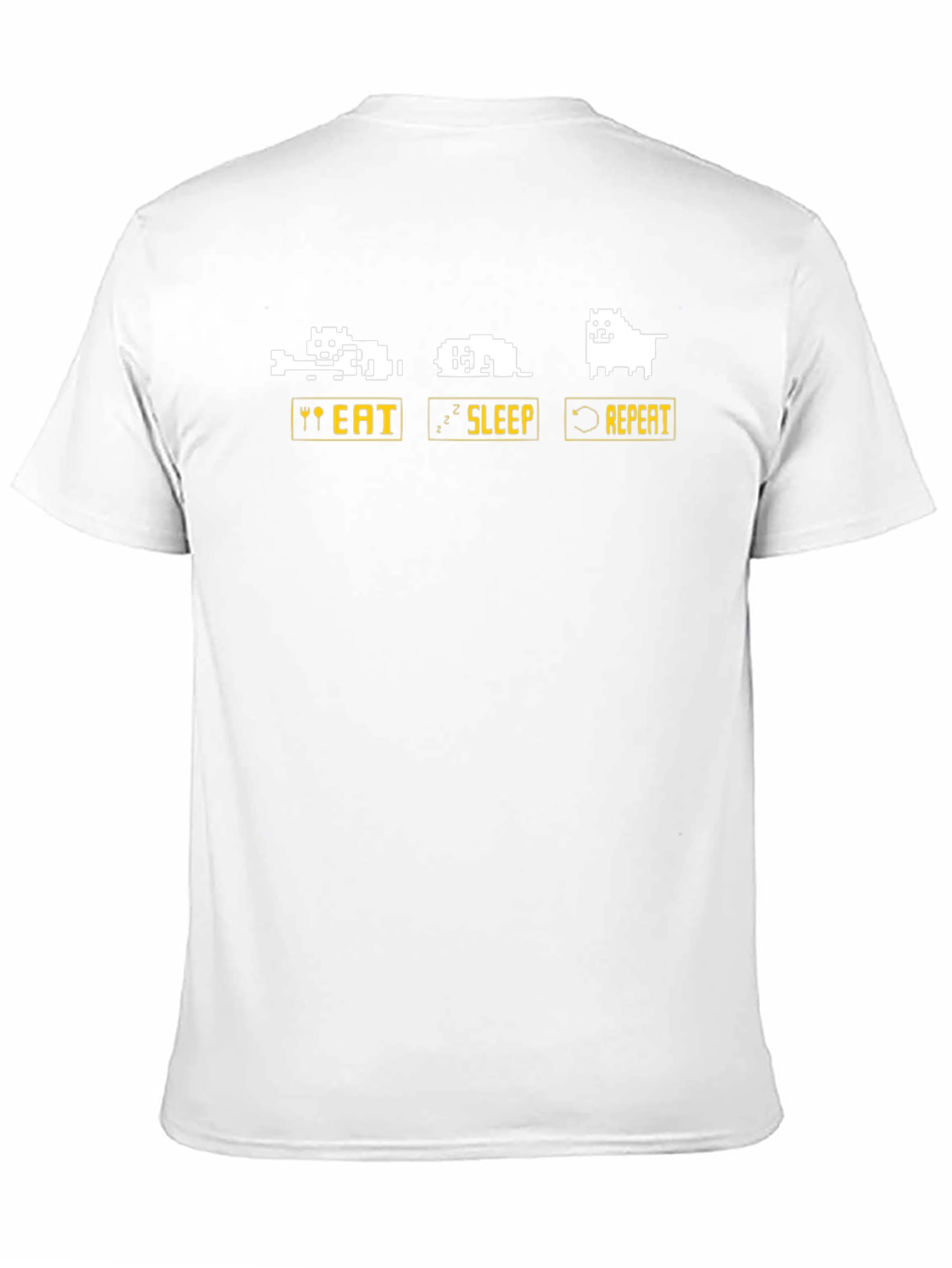 Eat Sleep Repeat Dog Graphic Tee