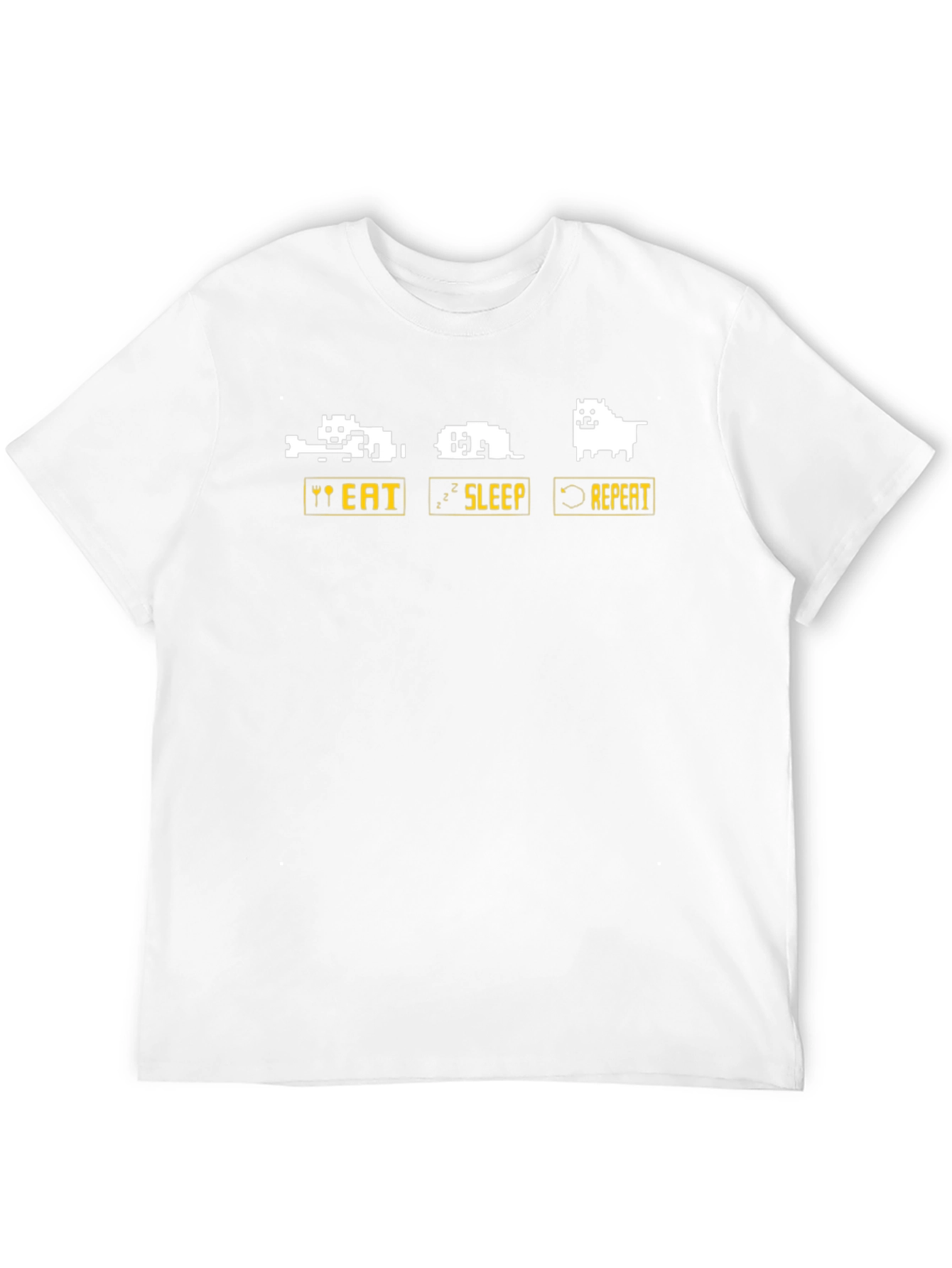 Eat Sleep Repeat Dog Graphic Tee