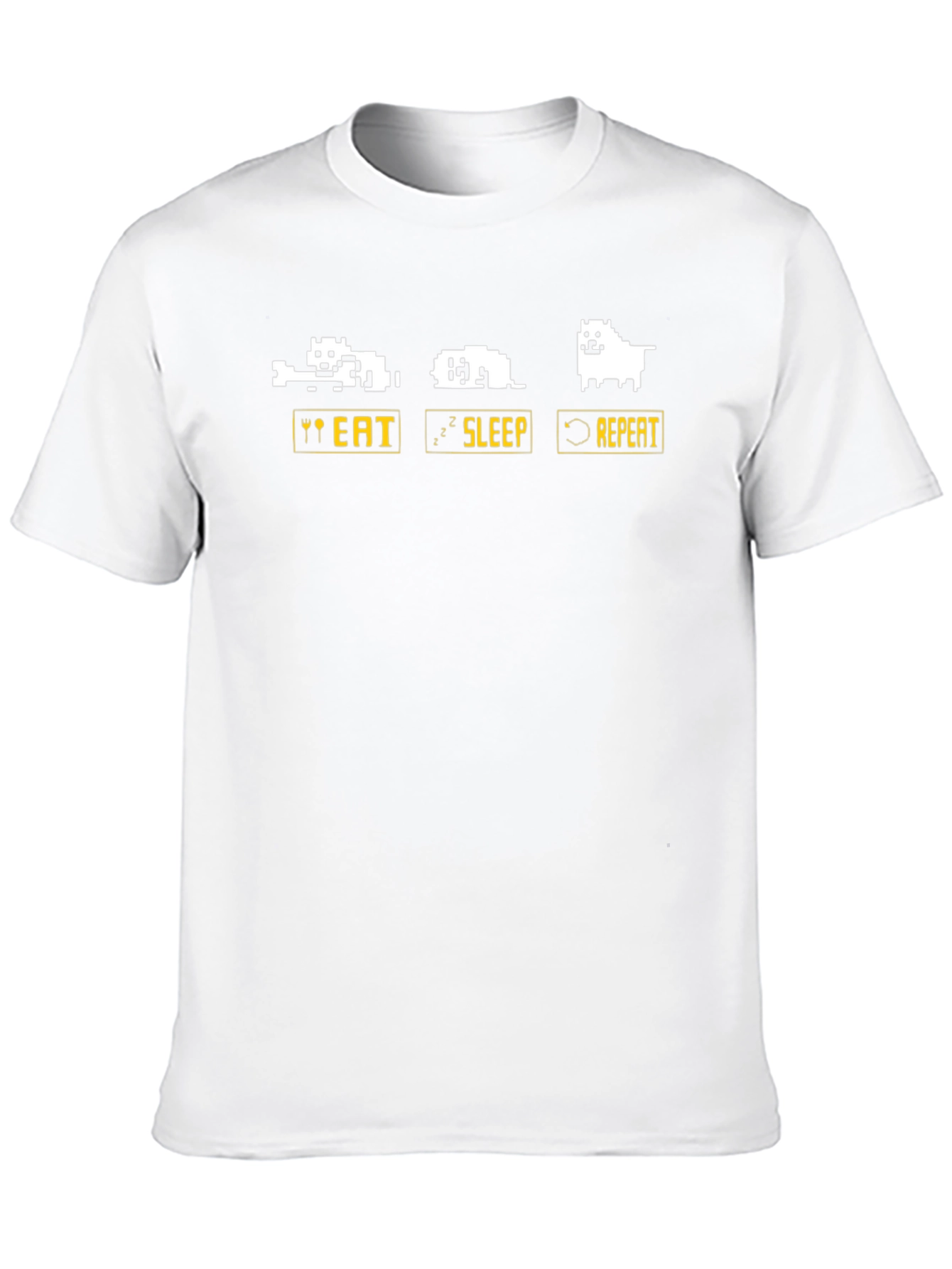 Eat Sleep Repeat Dog Graphic Tee