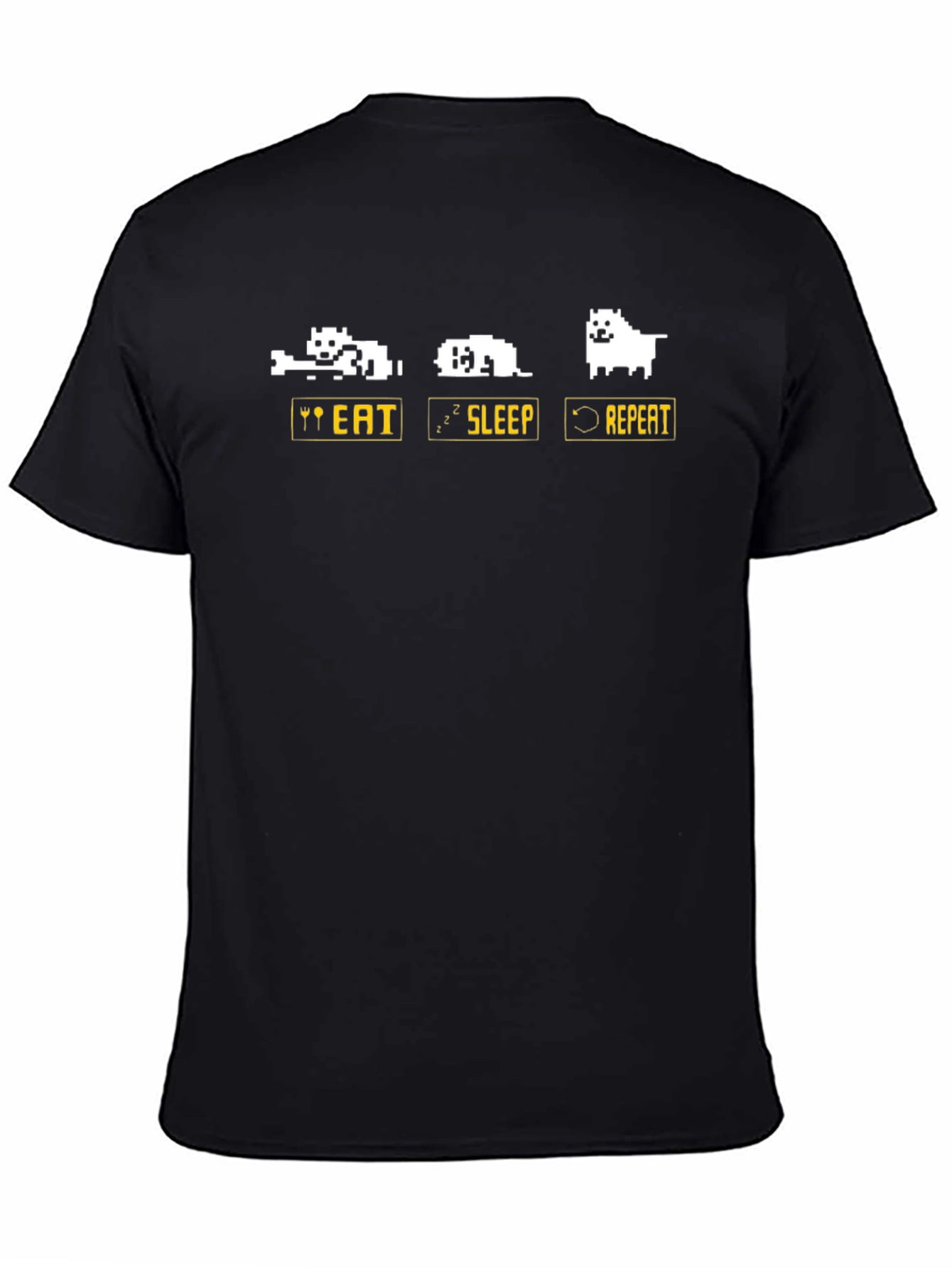 Eat Sleep Repeat Dog Graphic Tee