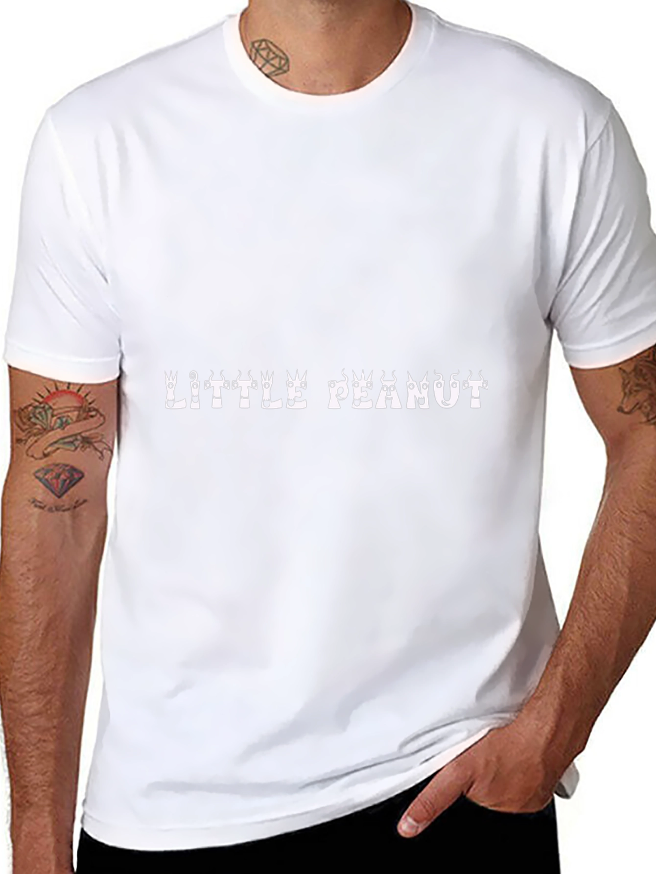 Little Peanut Graphic Tee - Funny Casual Shirt