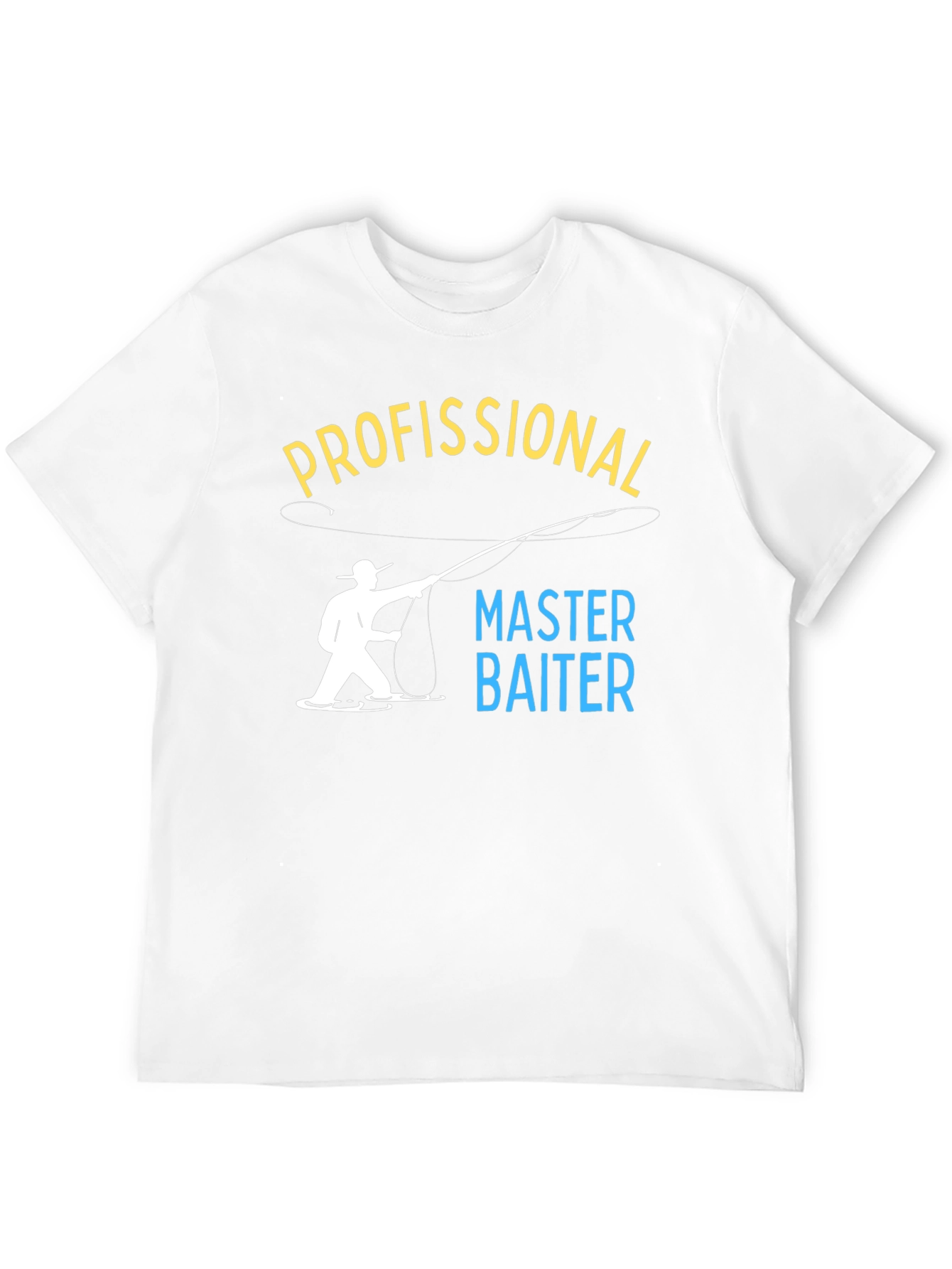 Profissional Master Baiter T-Shirt Funny Fishing Tee