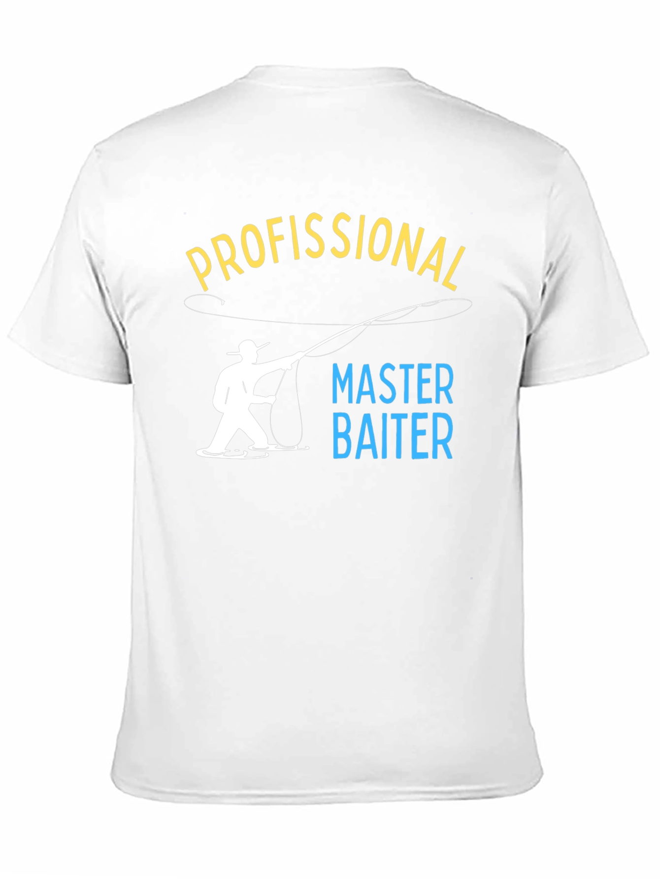 Profissional Master Baiter T-Shirt Funny Fishing Tee