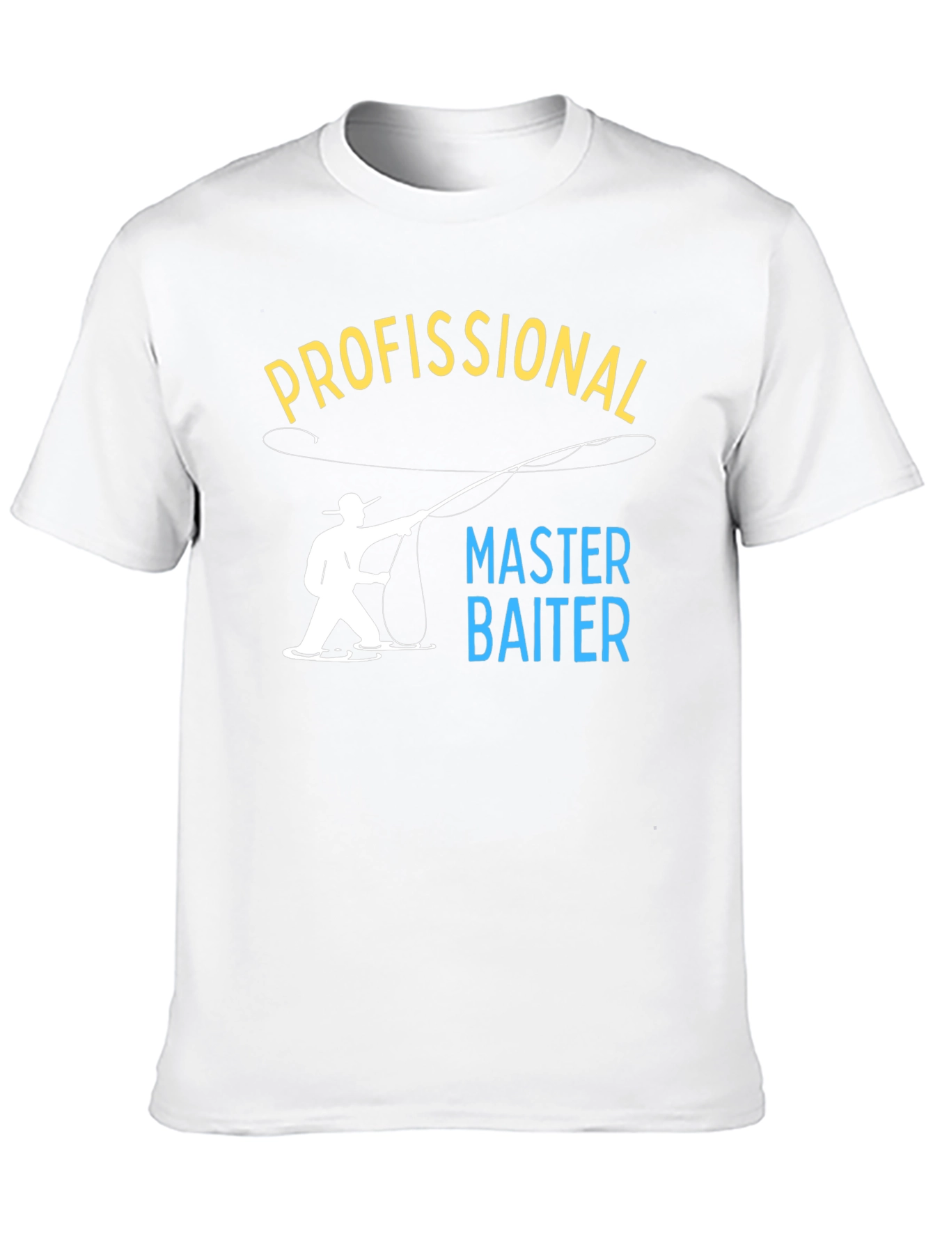 Profissional Master Baiter T-Shirt Funny Fishing Tee