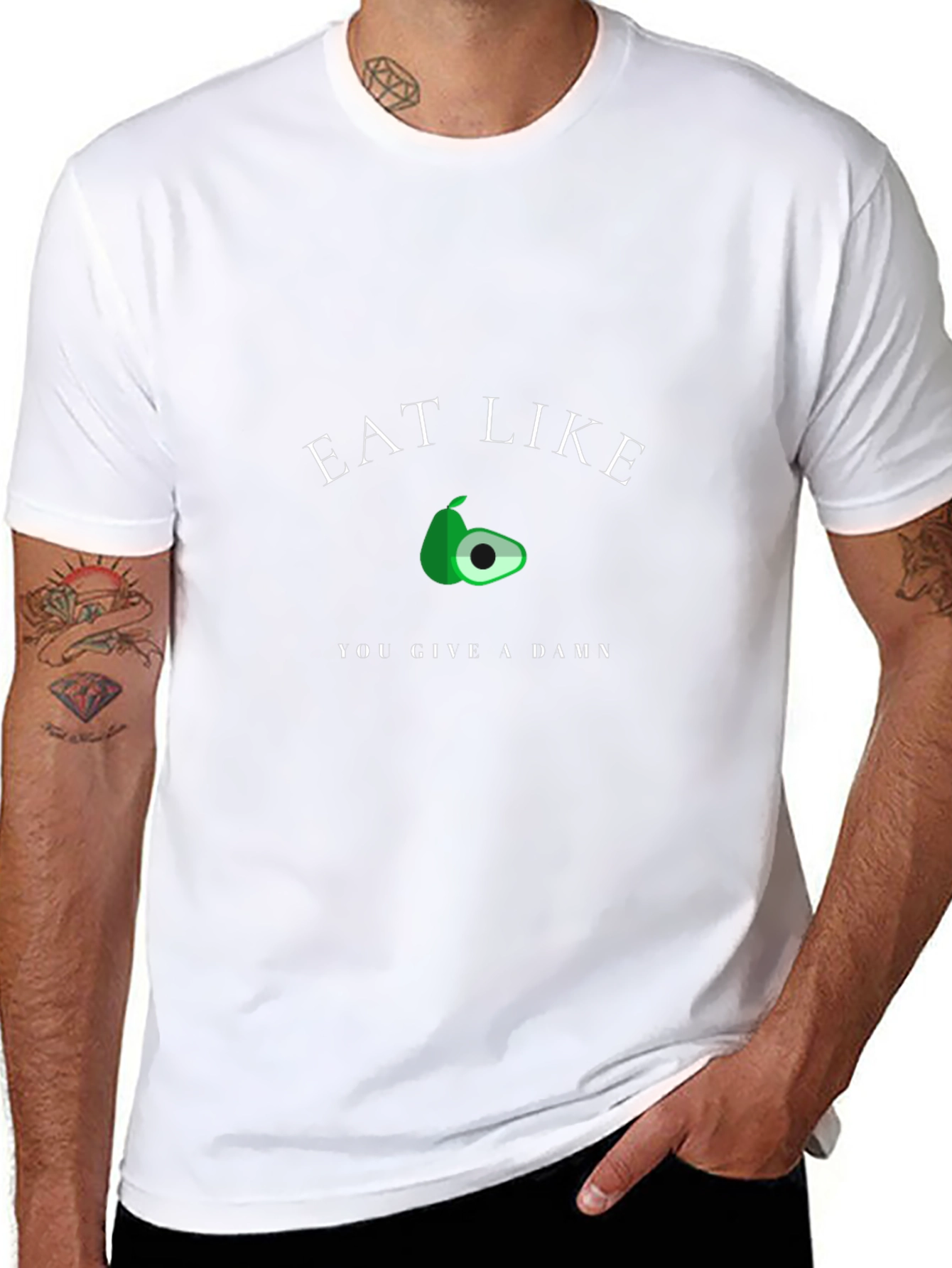 Eat Like You Give a Damn Graphic Tee