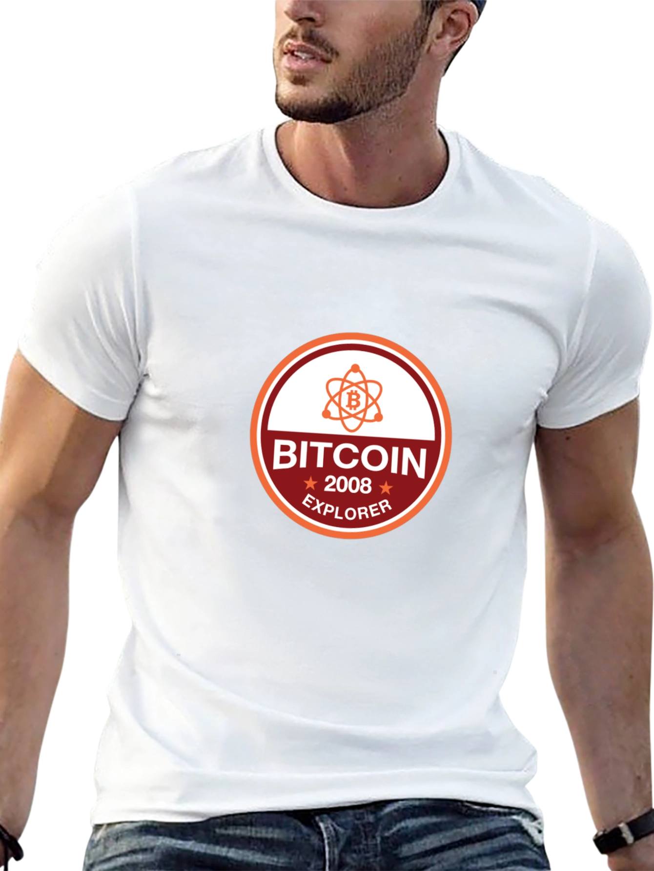 Bitcoin 2008 Explorer Black T-Shirt