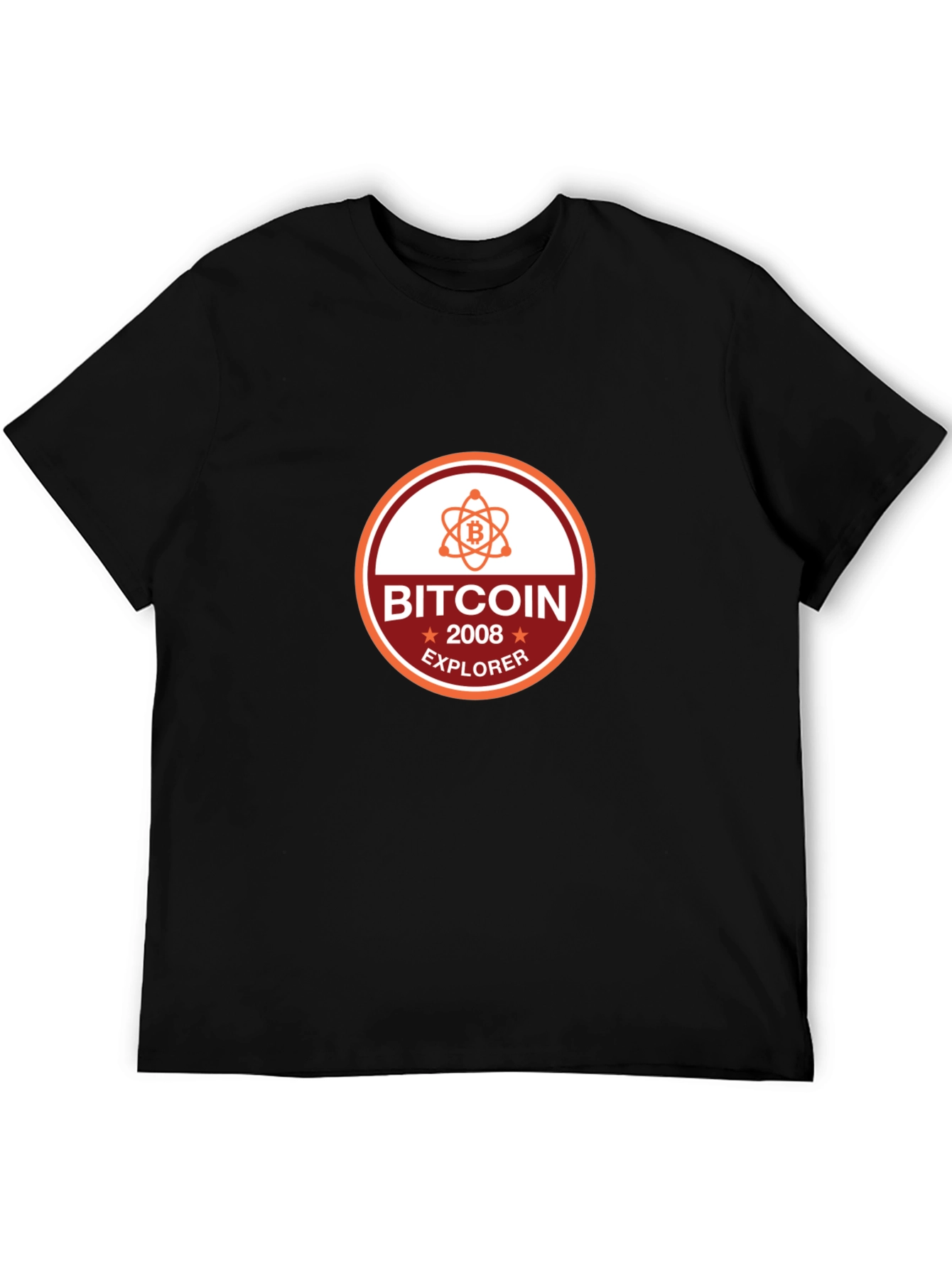 Bitcoin 2008 Explorer Black T-Shirt
