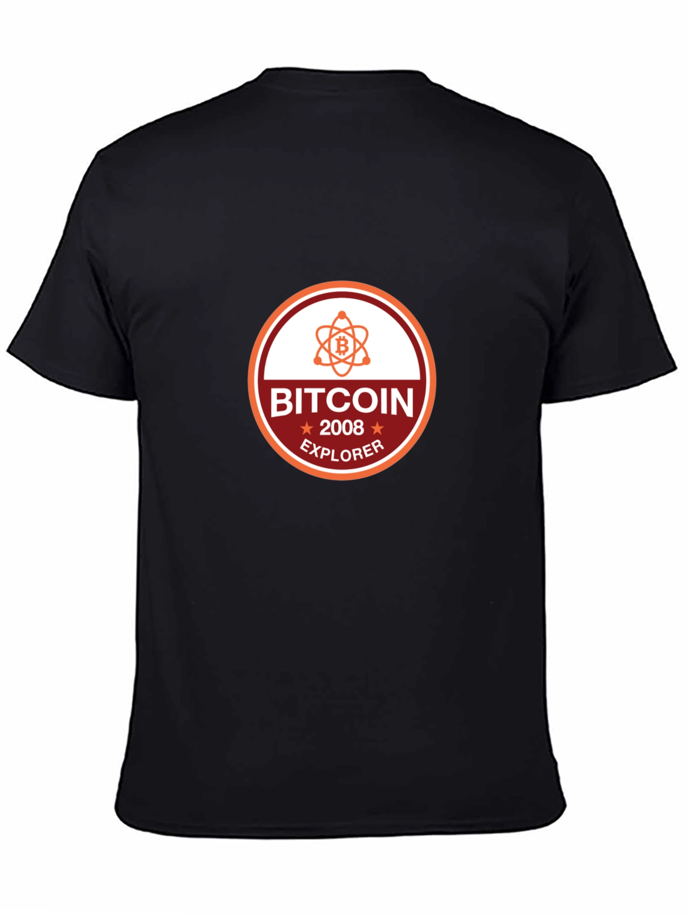 Bitcoin 2008 Explorer Black T-Shirt