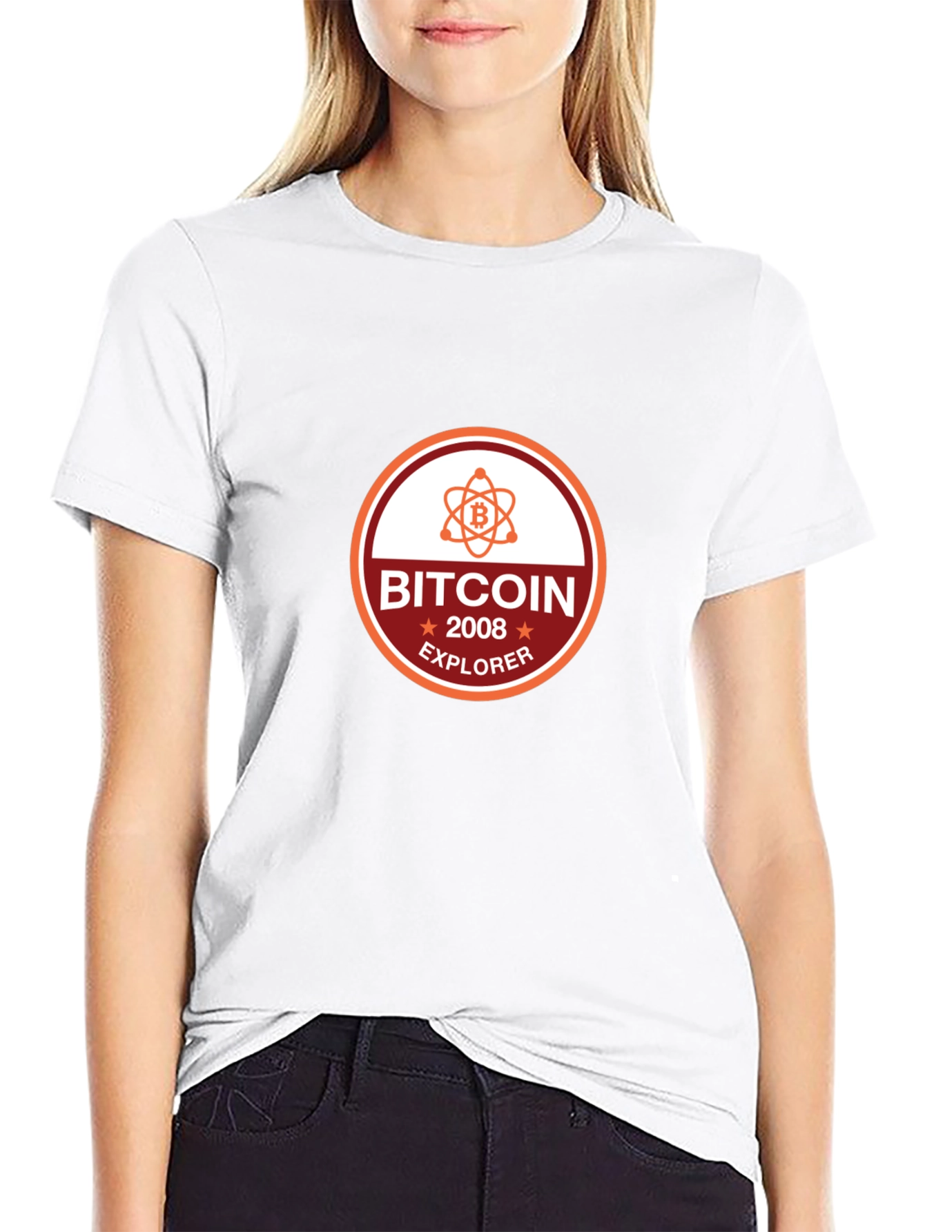 Bitcoin 2008 Explorer Black T-Shirt