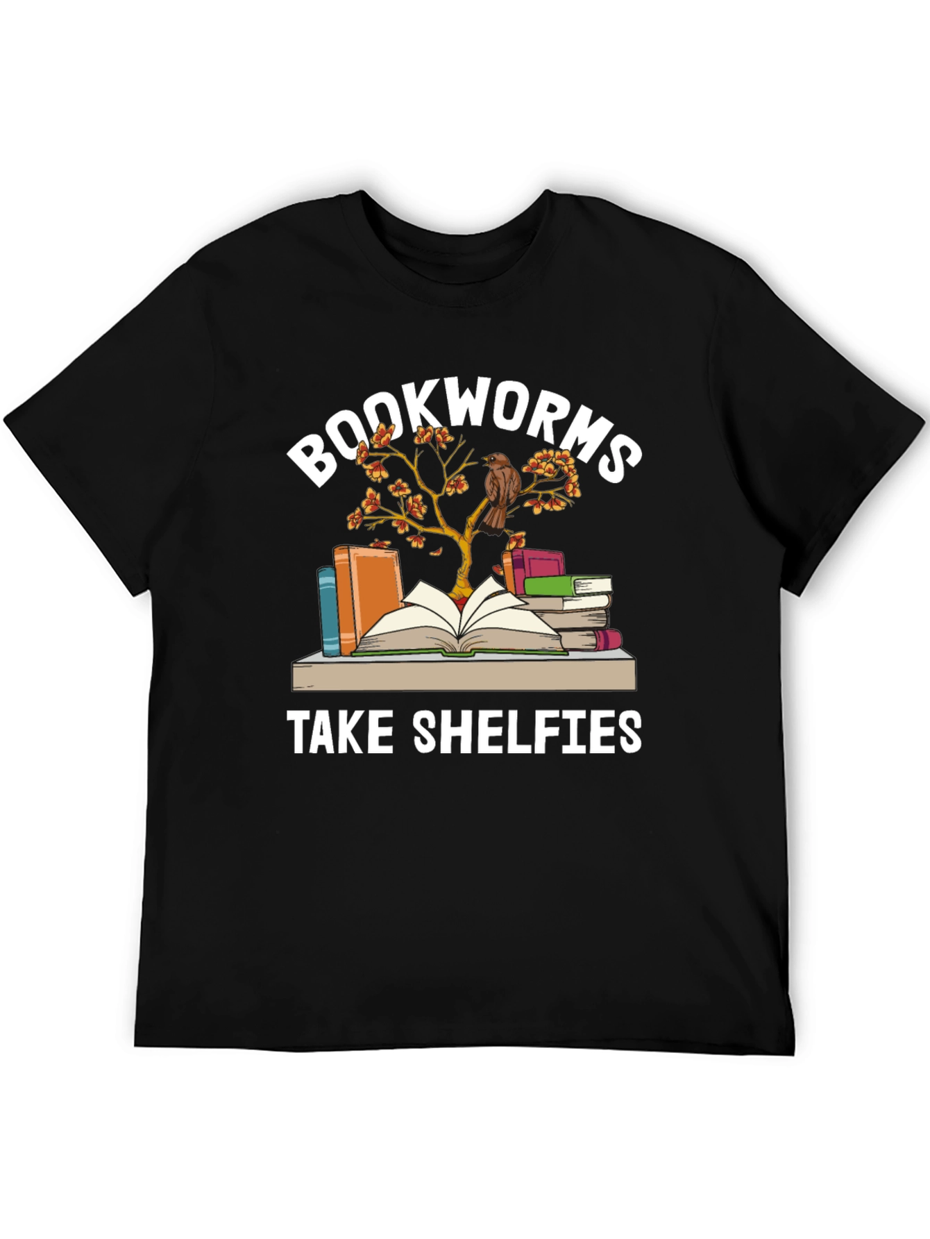 Bookworms Take Shelfies Graphic T-Shirt