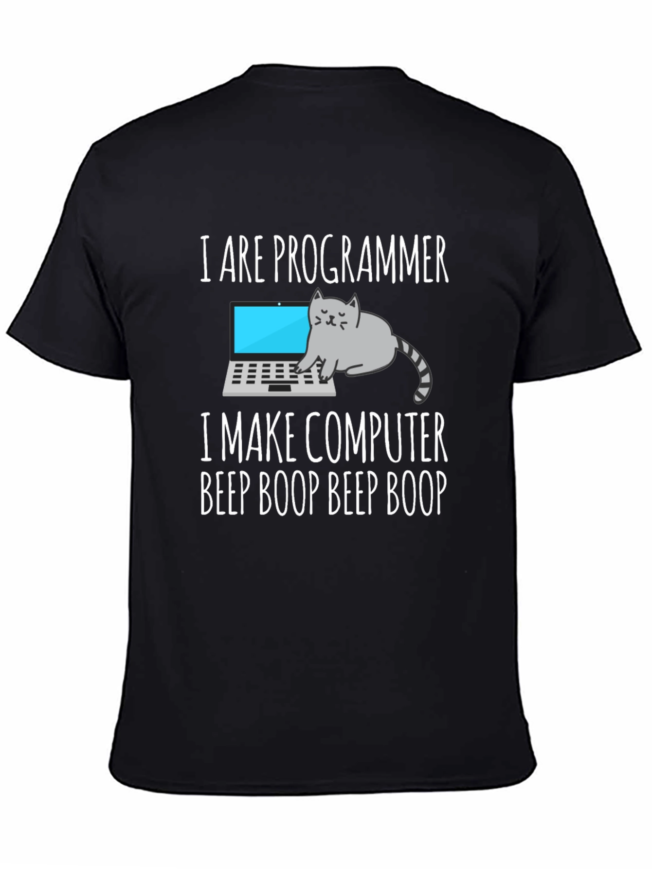 I are Programmer T-Shirt Cat Meme