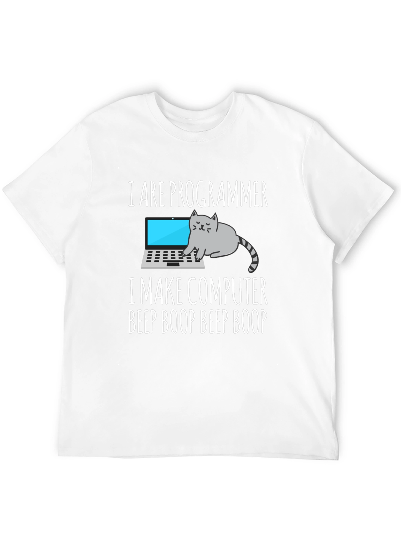 I are Programmer T-Shirt Cat Meme