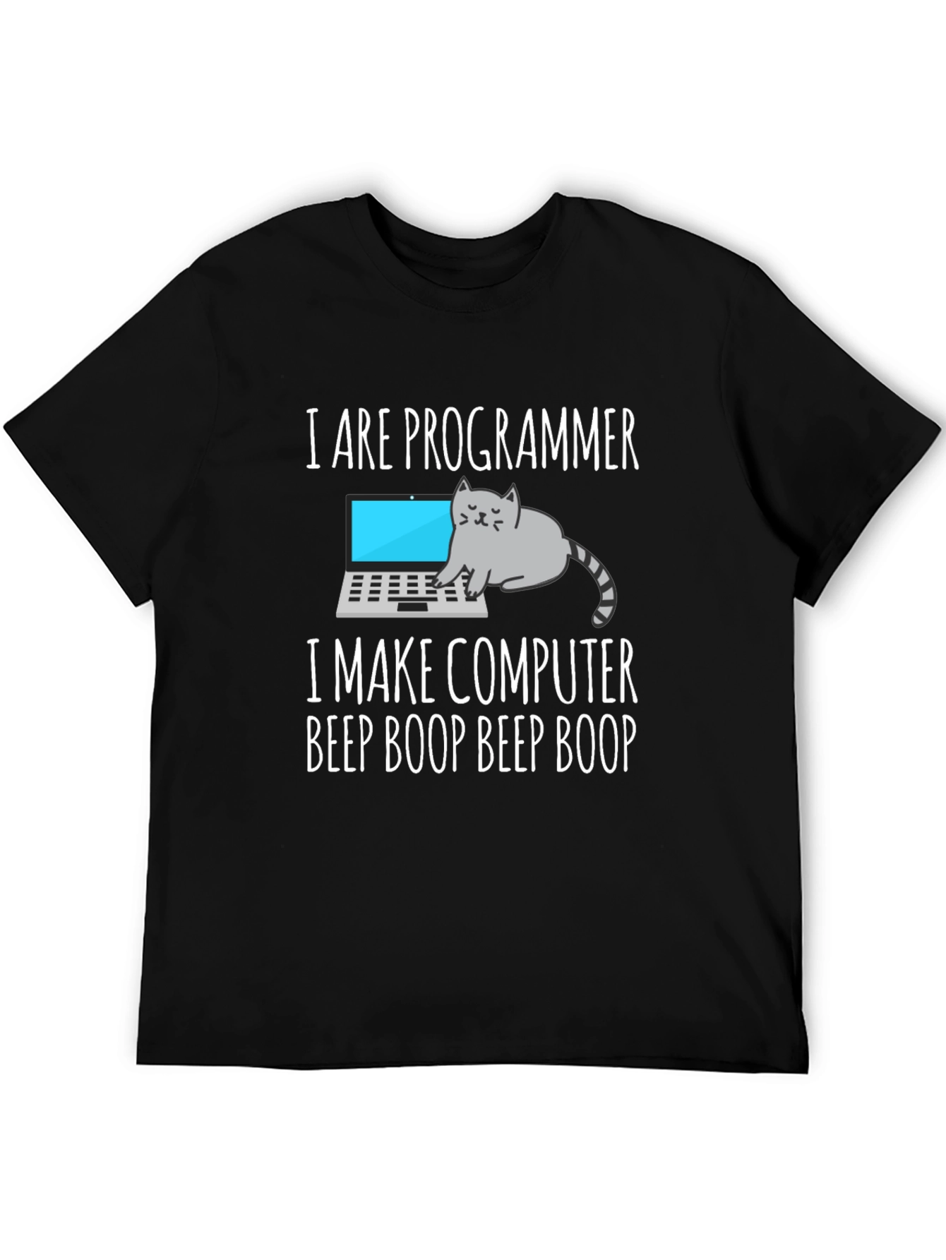 I are Programmer T-Shirt Cat Meme