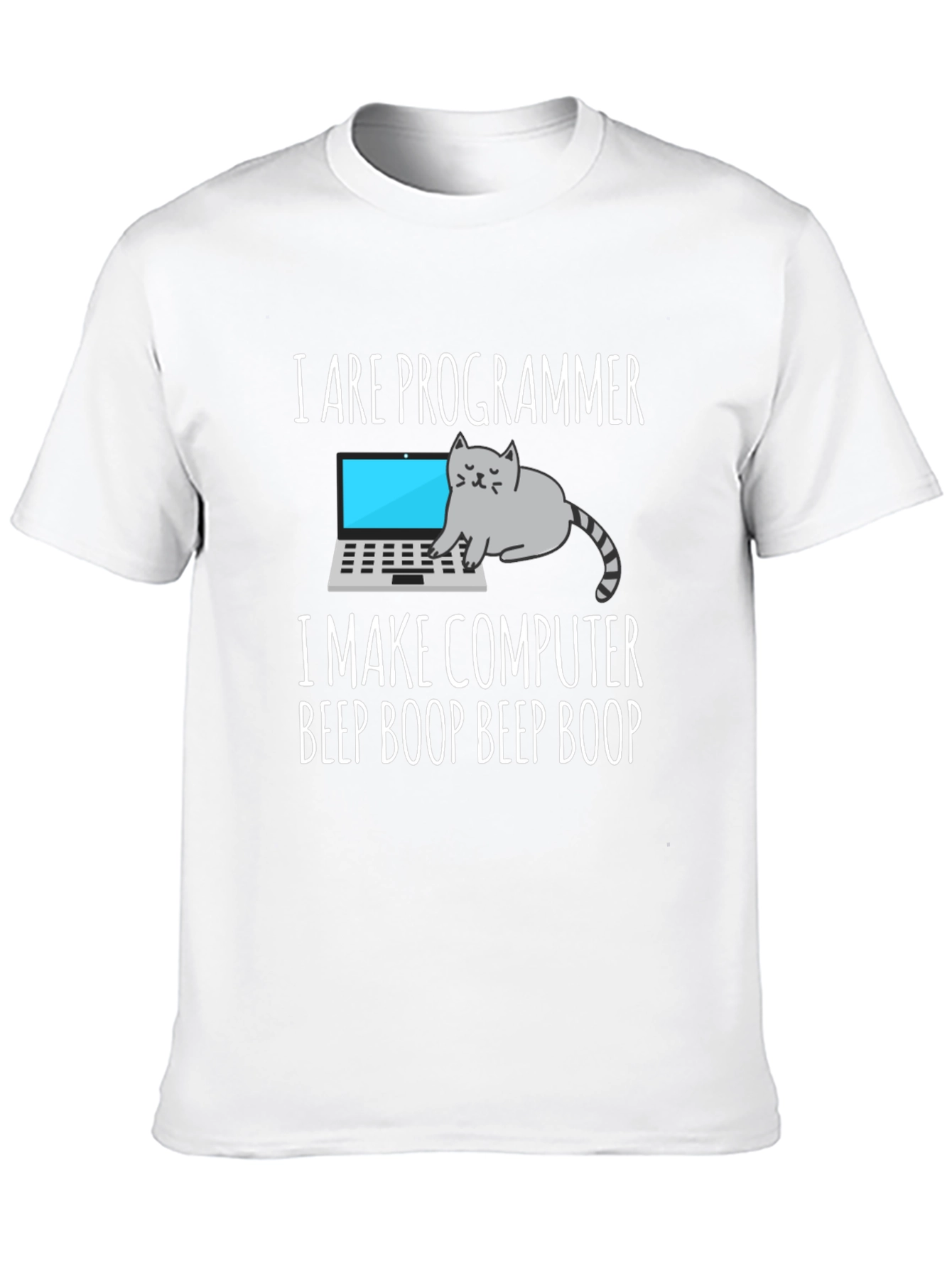 I are Programmer T-Shirt Cat Meme
