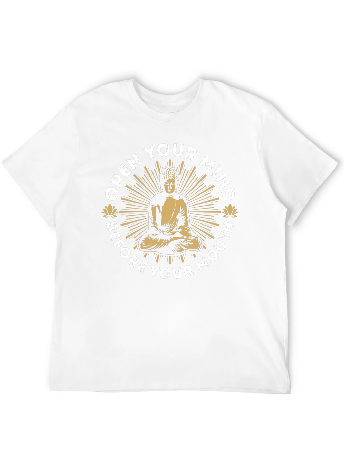 Open Your Mind T-Shirt - Buddha Graphic Tee
