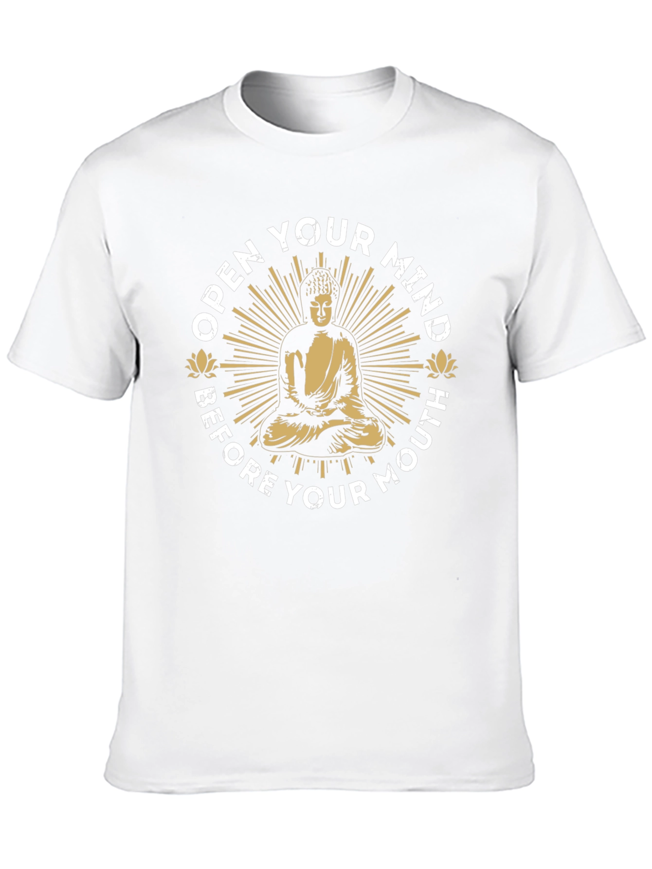 Open Your Mind T-Shirt - Buddha Graphic Tee