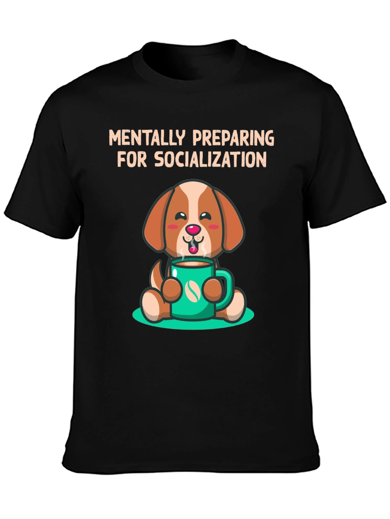 Mentally Preparing Dog T-Shirt