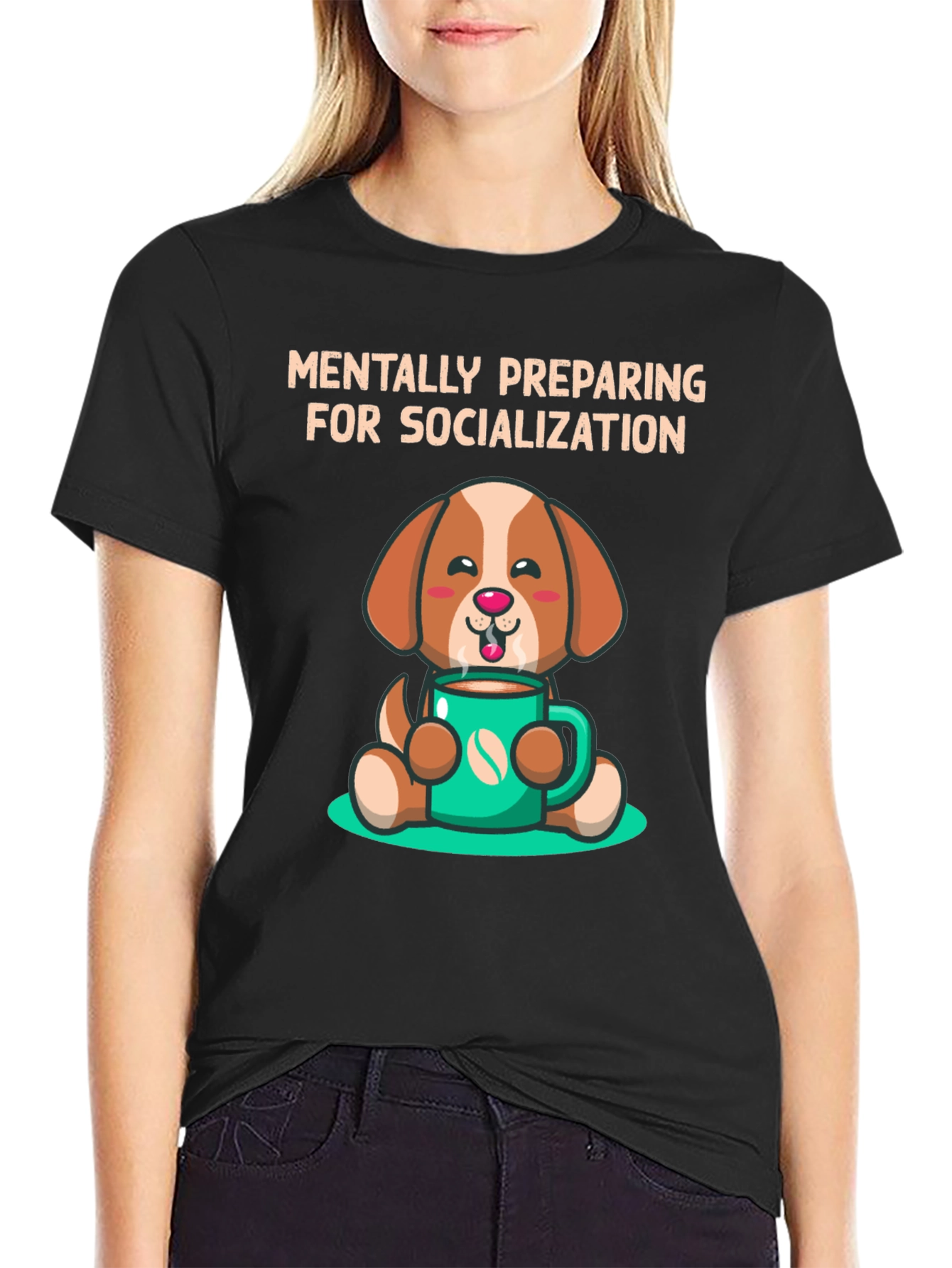 Mentally Preparing Dog T-Shirt