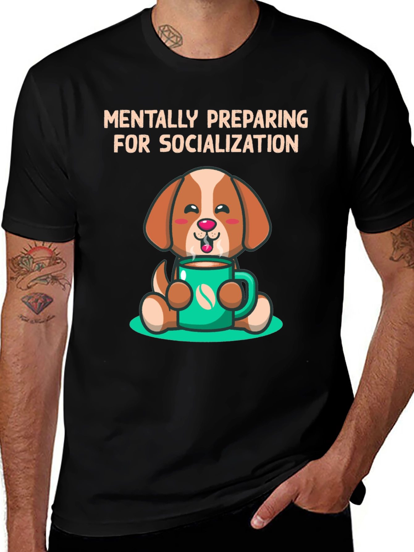 Mentally Preparing Dog T-Shirt