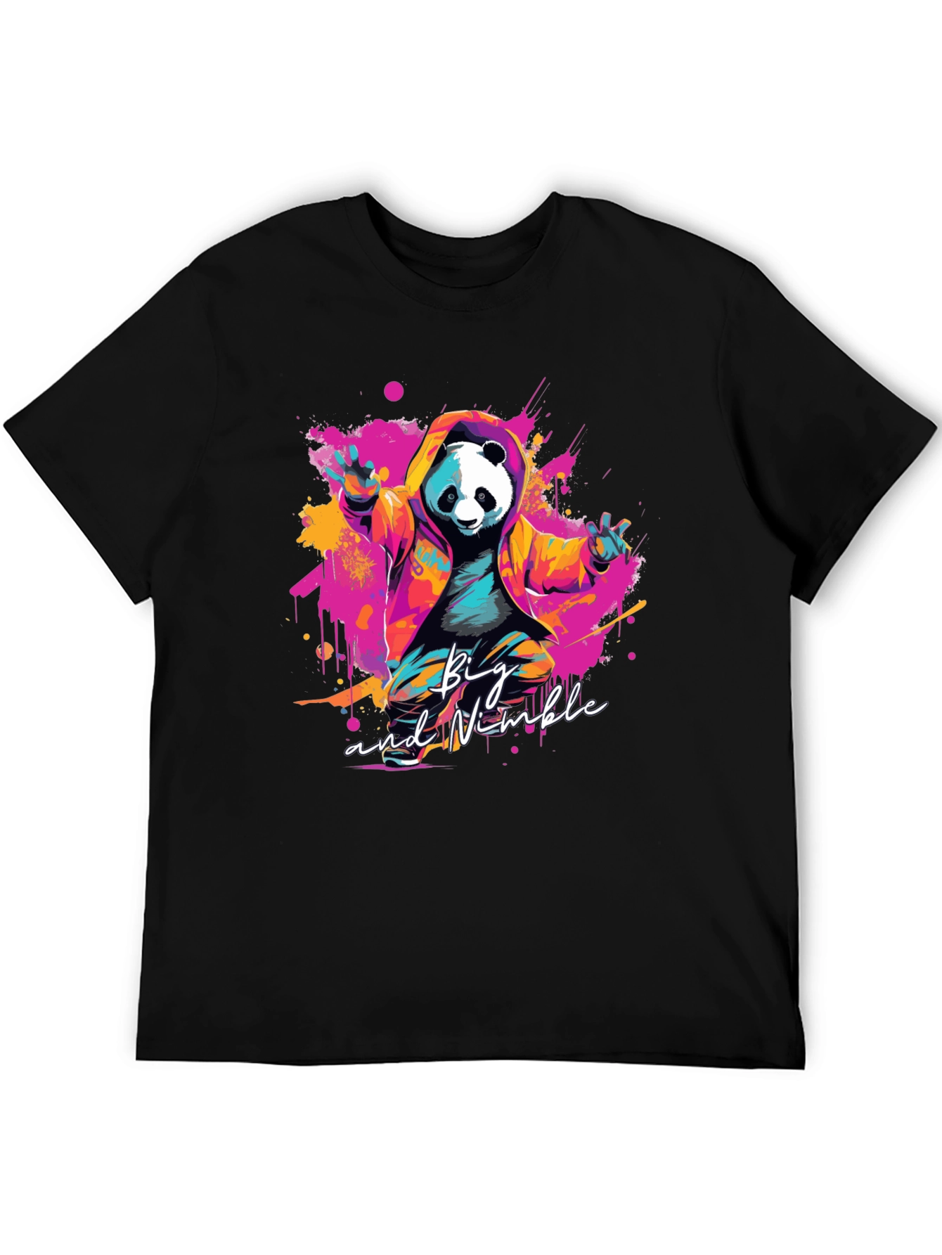 Big & Nimble Panda Graphic T-Shirt