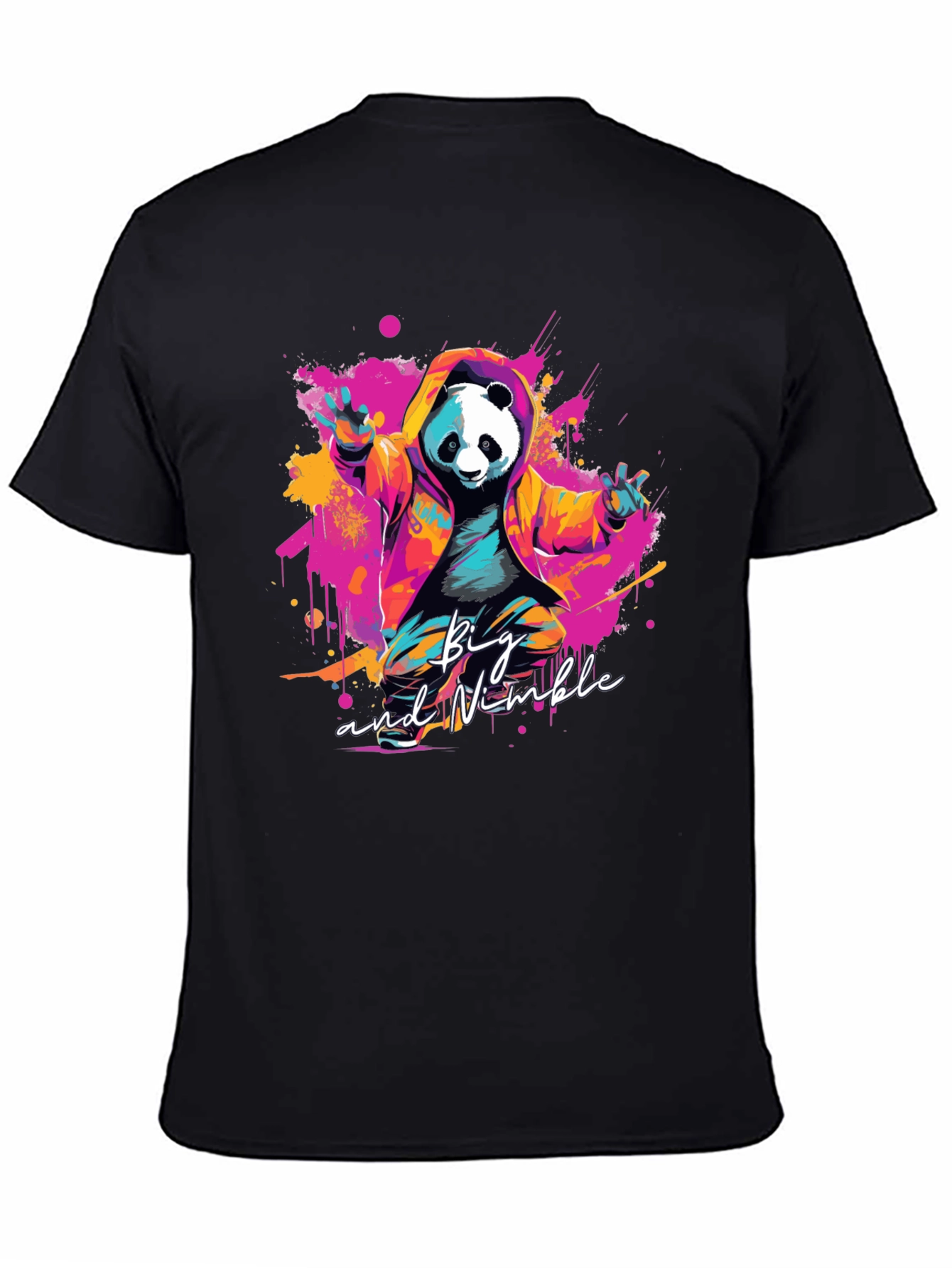Big & Nimble Panda Graphic T-Shirt