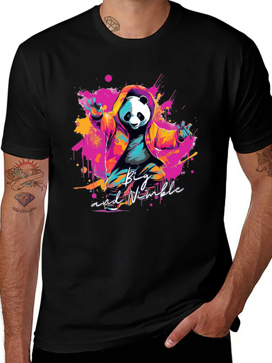 Big & Nimble Panda Graphic T-Shirt