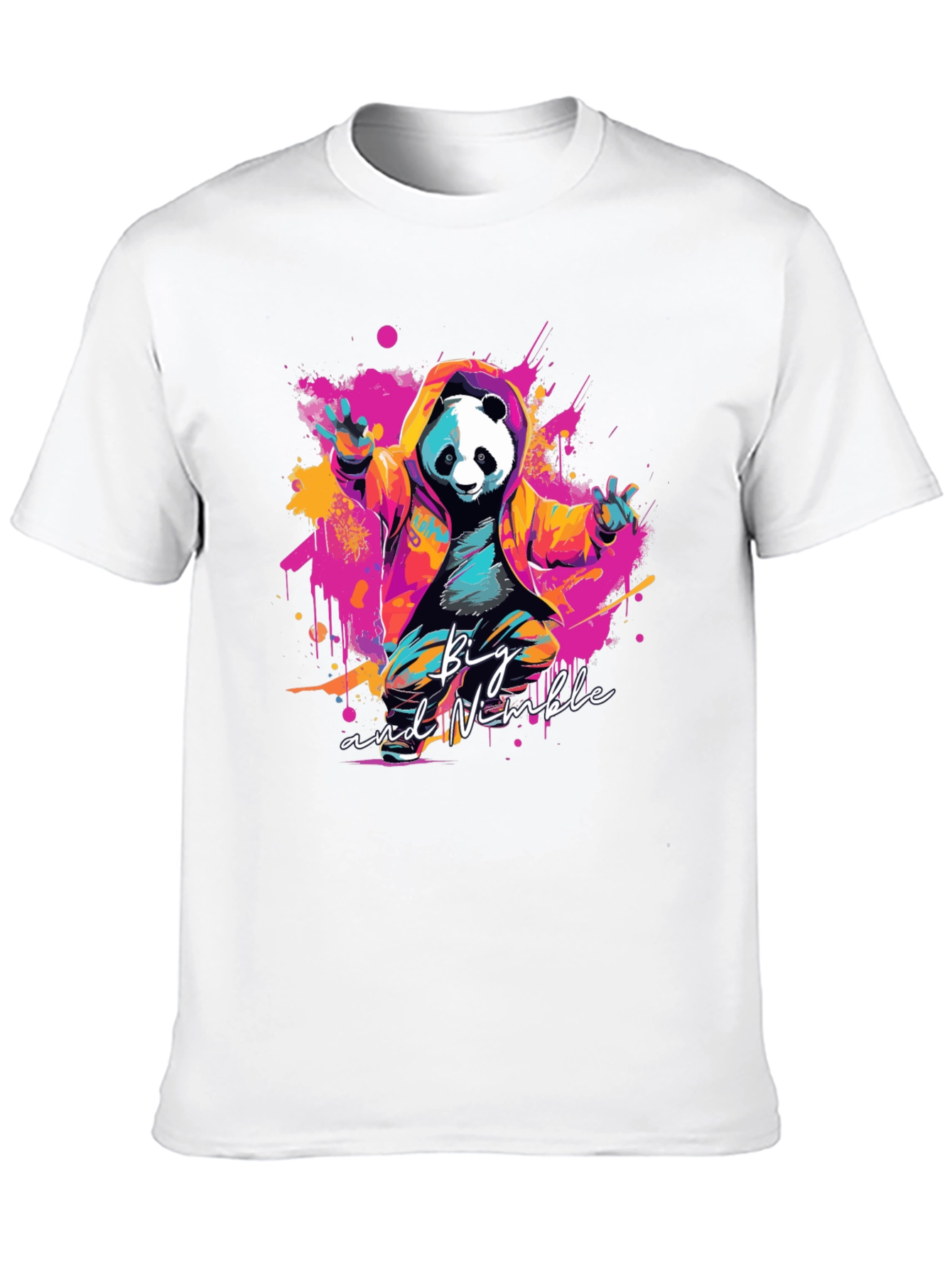 Big & Nimble Panda Graphic T-Shirt