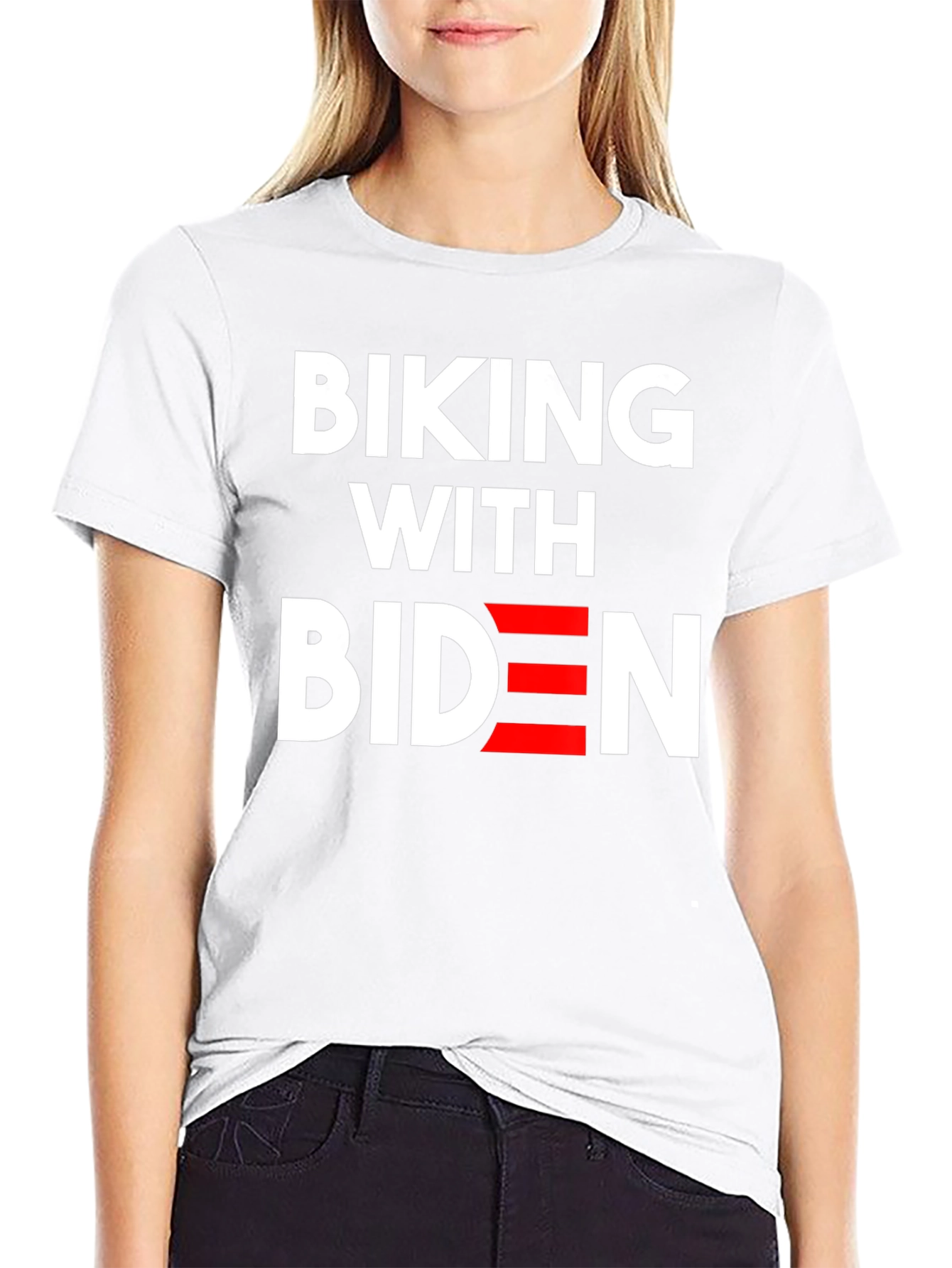 Biking with Biden Graphic T-Shirt