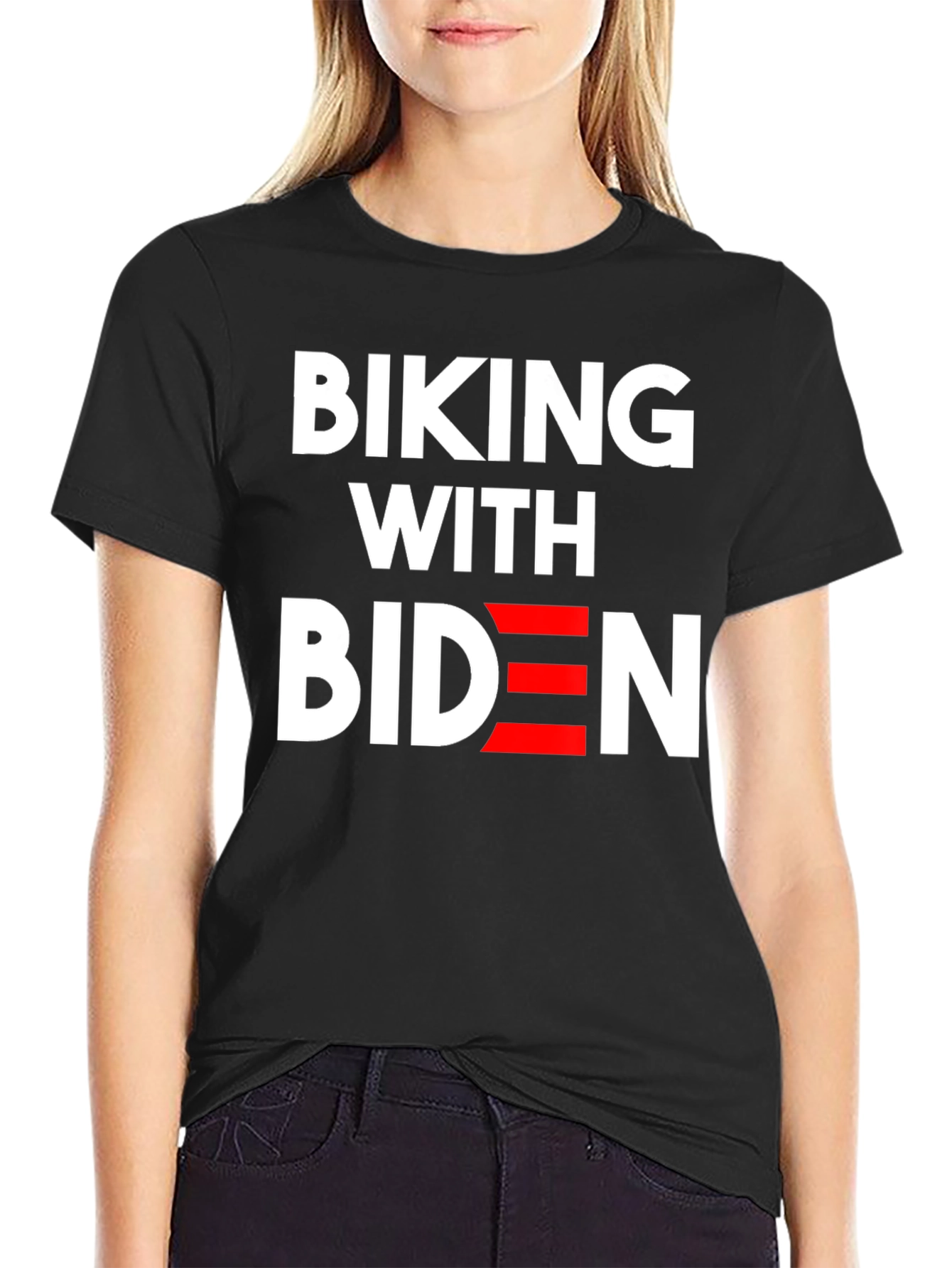 Biking with Biden Graphic T-Shirt