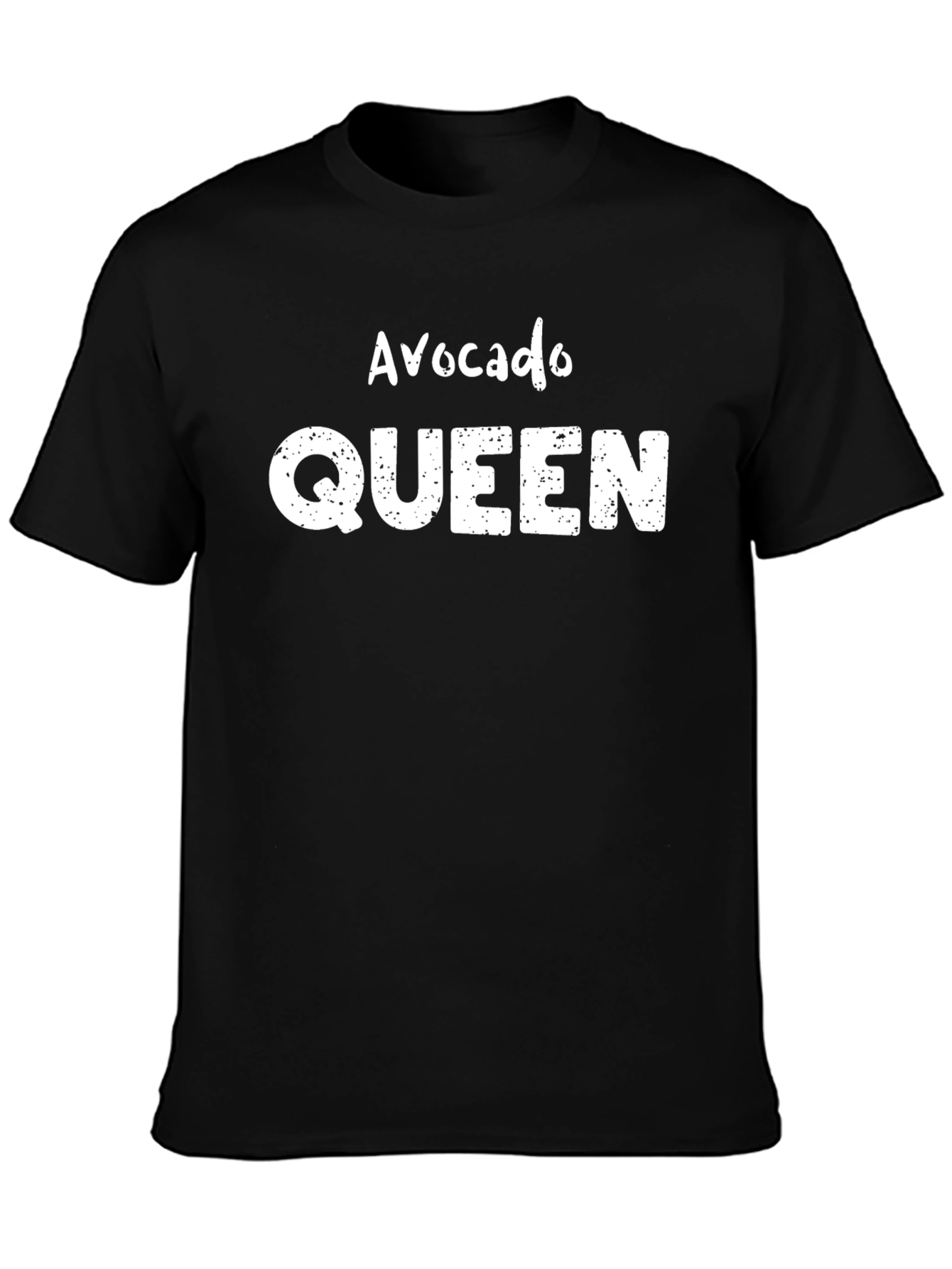 Avocado Queen Graphic Tee - Unisex Black T-Shirt