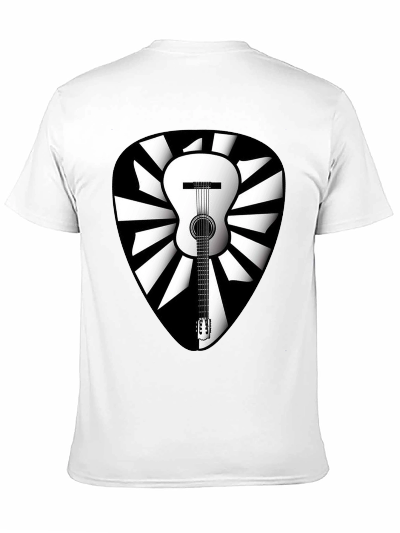 Guitar Pick Graphic Tee - Music Lover Shirt