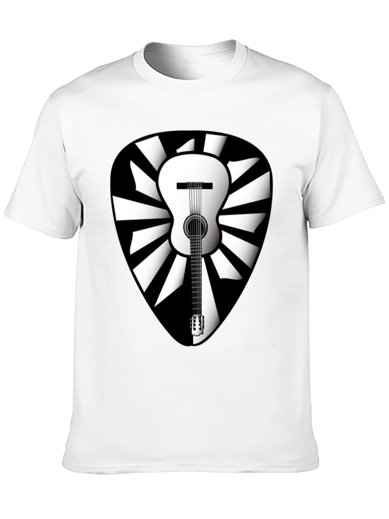 Guitar Pick Graphic Tee - Music Lover Shirt